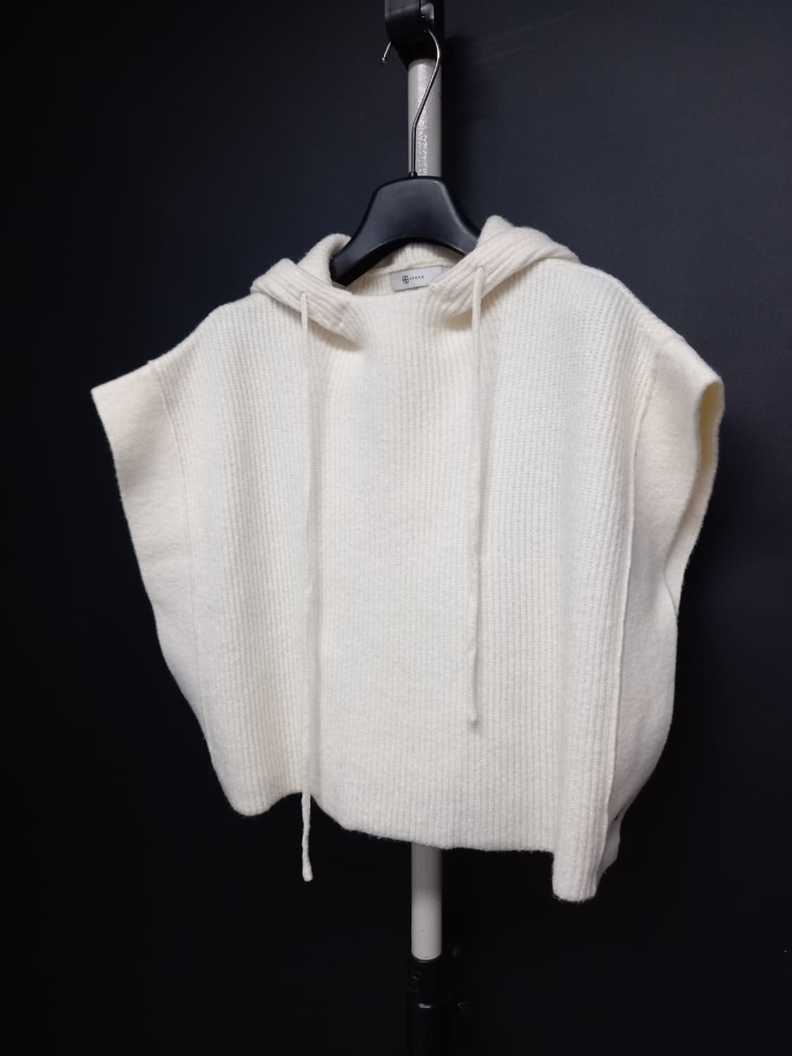 ASANG 아상 캐시미어블랜 후드니트베스트 F 33-77 상품이미지3