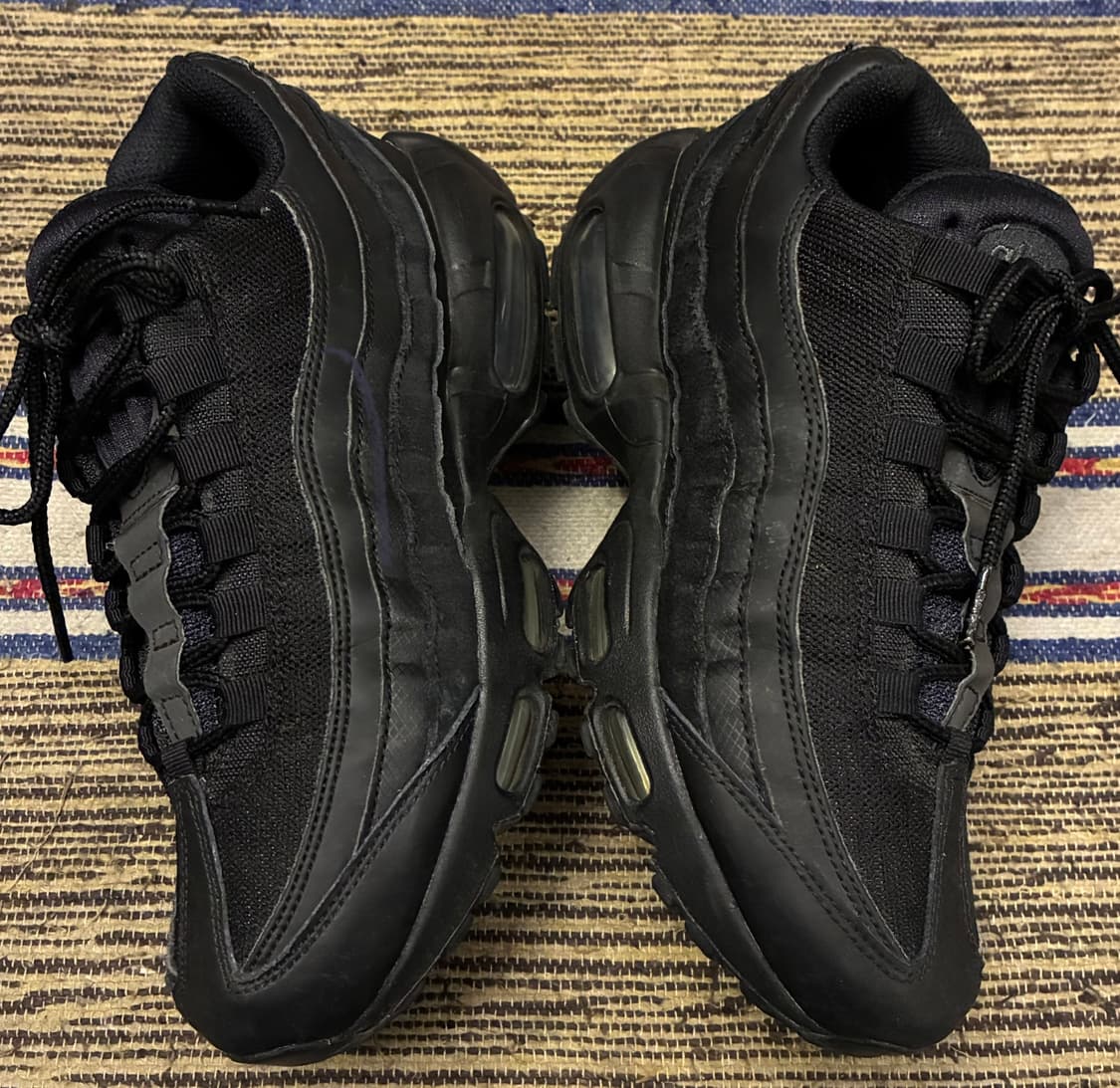 (250)나이키 에어맥스 95 트리플블랙 올검 에센셜 맥스95 상품이미지5