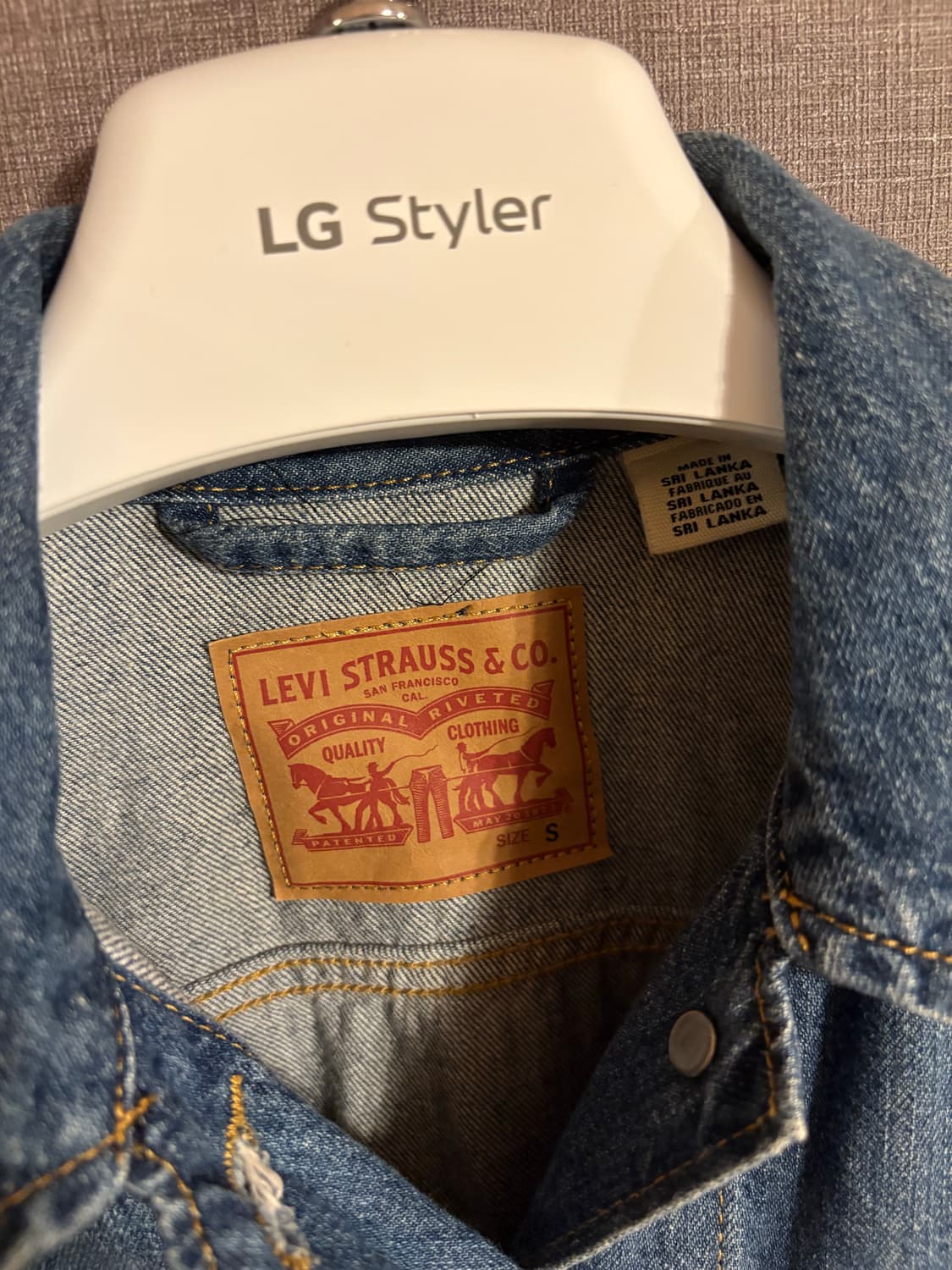 리바이스 청자켓 S 상품이미지2