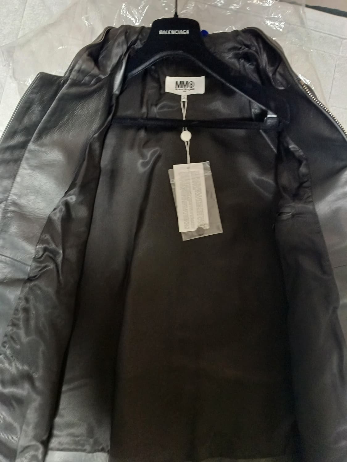 [M]메종 마르지엘라 후드 calf 레더 자켓 새상품 설날 특가 상품이미지3