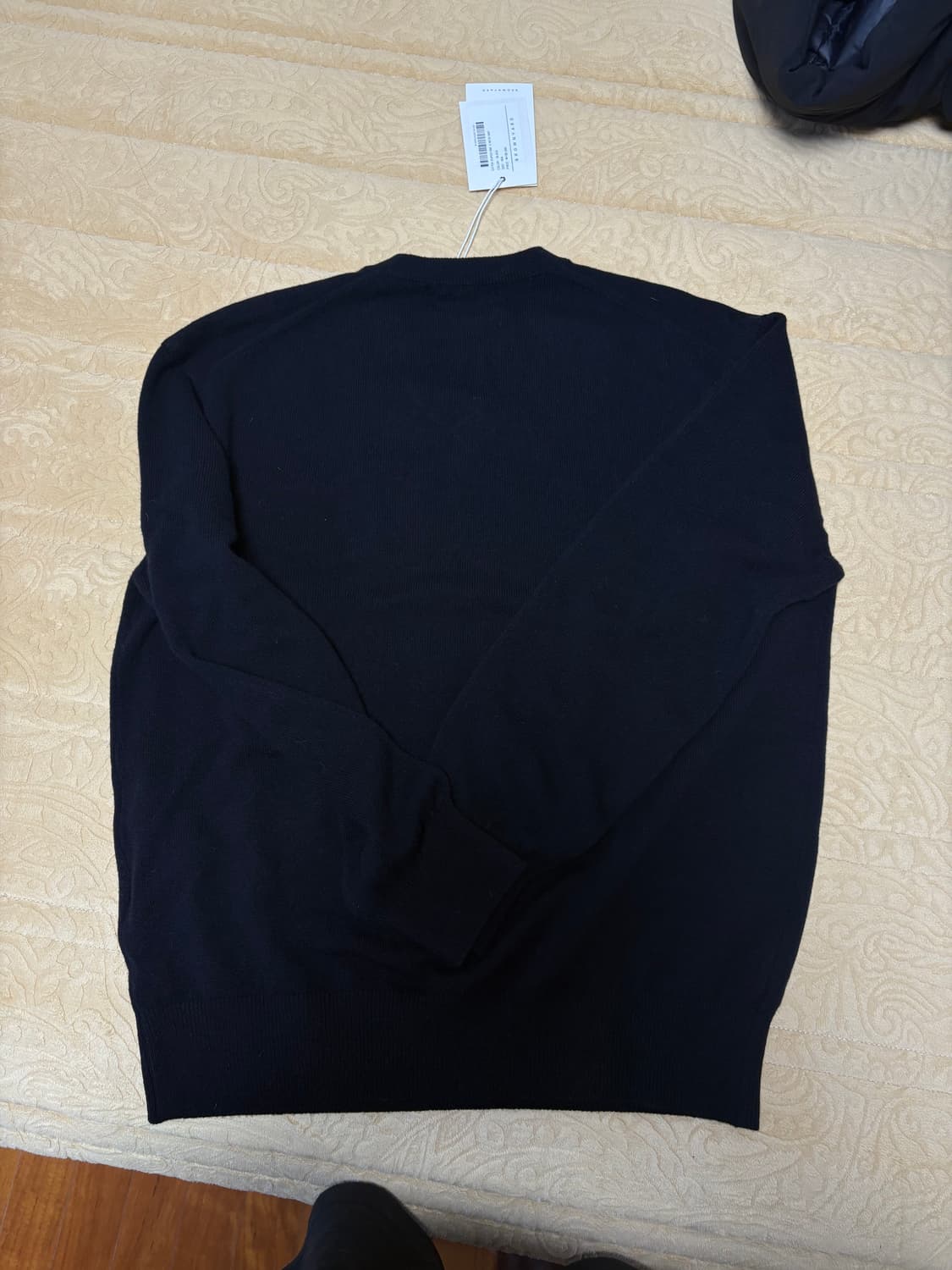 브라운 야드 브이넥 니트 상품이미지2