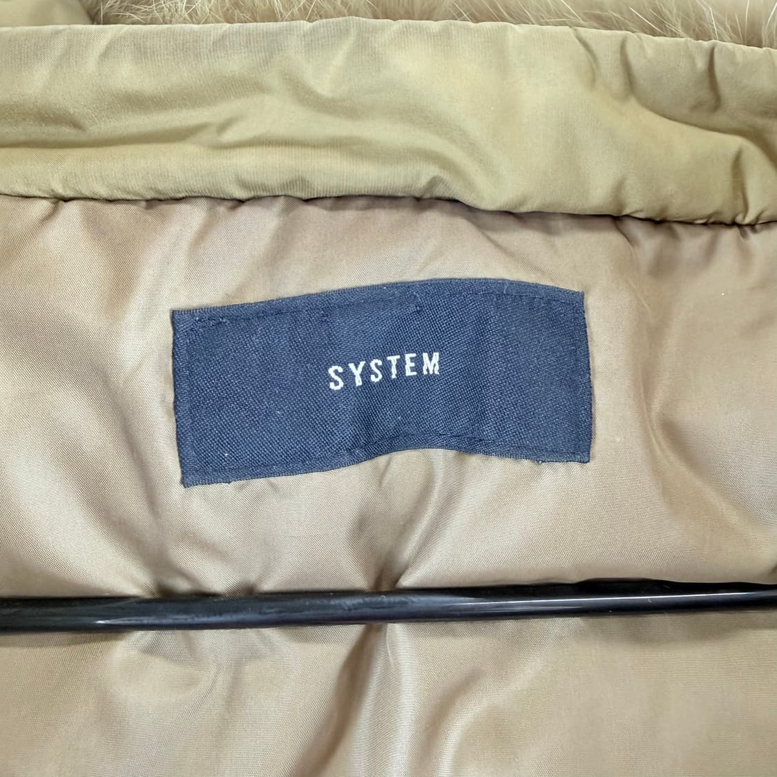 (F) 시스템 우먼스 폭스퍼 구스다운 롱 패딩 상품이미지9