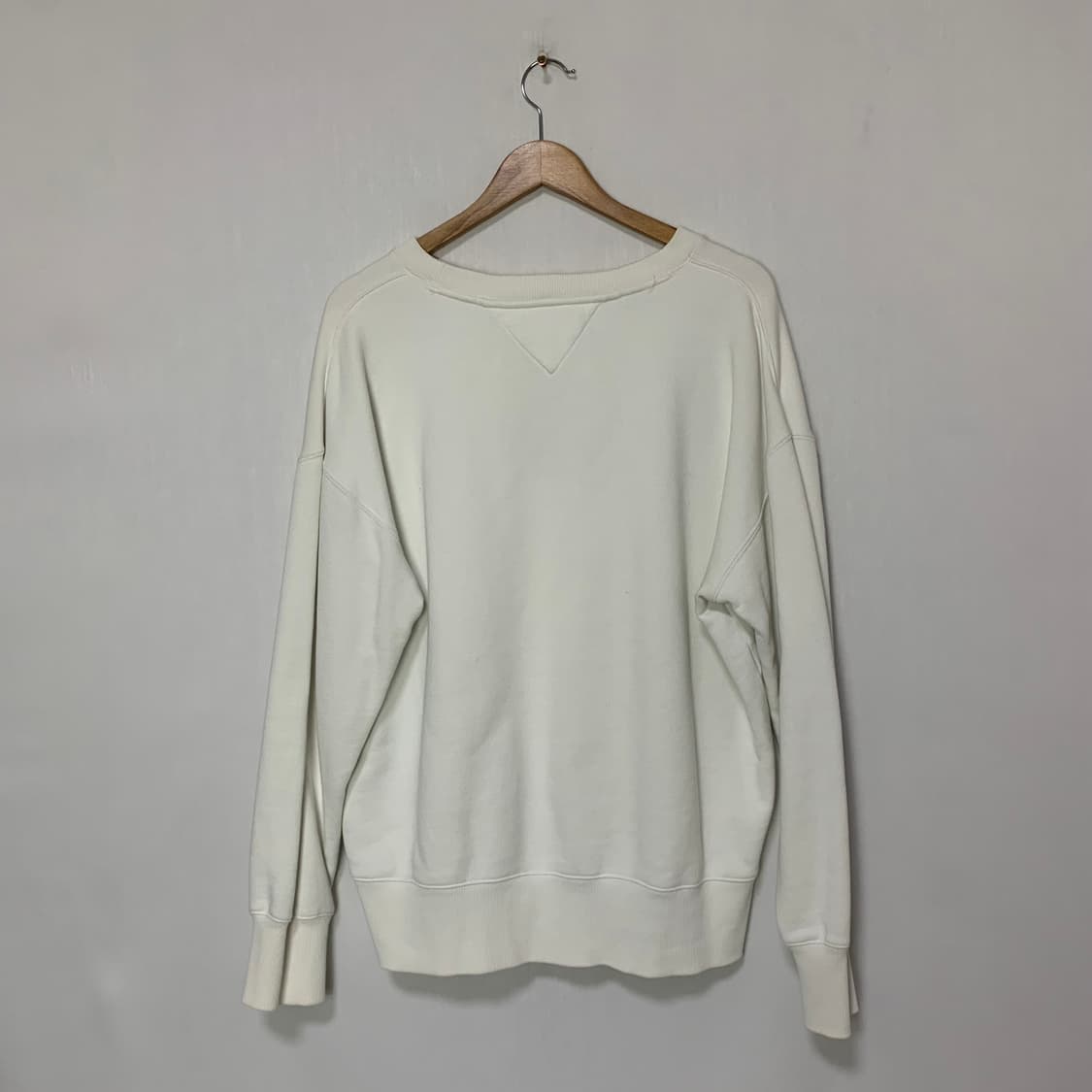 타미힐피거 타미진스 아이보리 화이트 빈티지 맨투맨 XL 상품이미지6