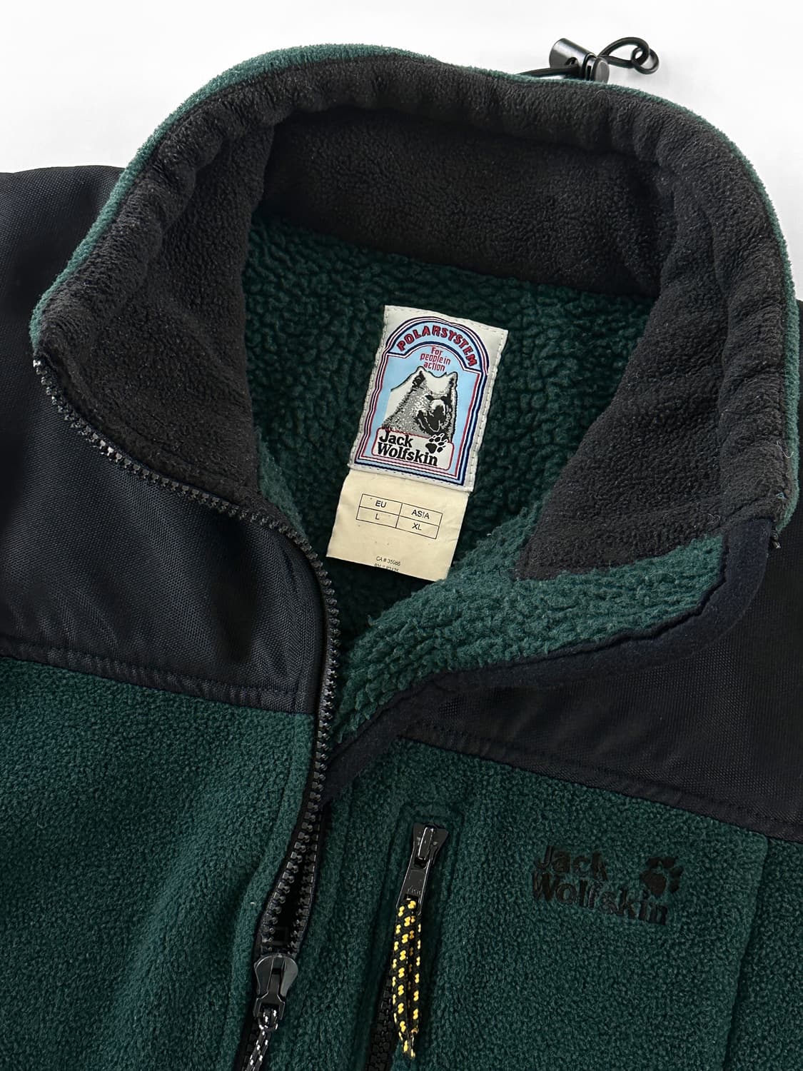 90~00s 잭 울프 스킨 두꺼운 플리스 상품이미지3