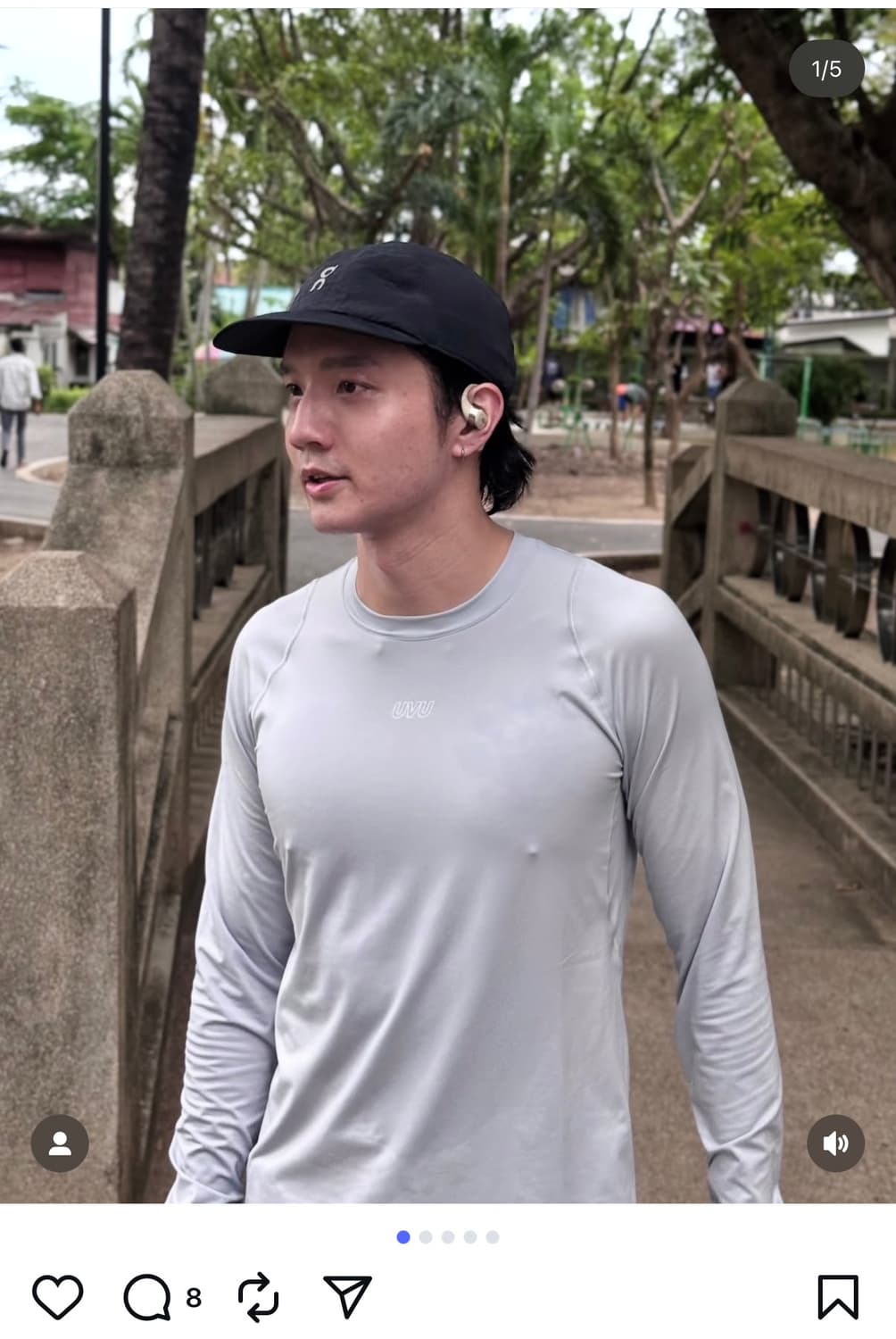 [새상품-M/L] UVU L/S Training Top 러닝 긴팔 상품이미지4