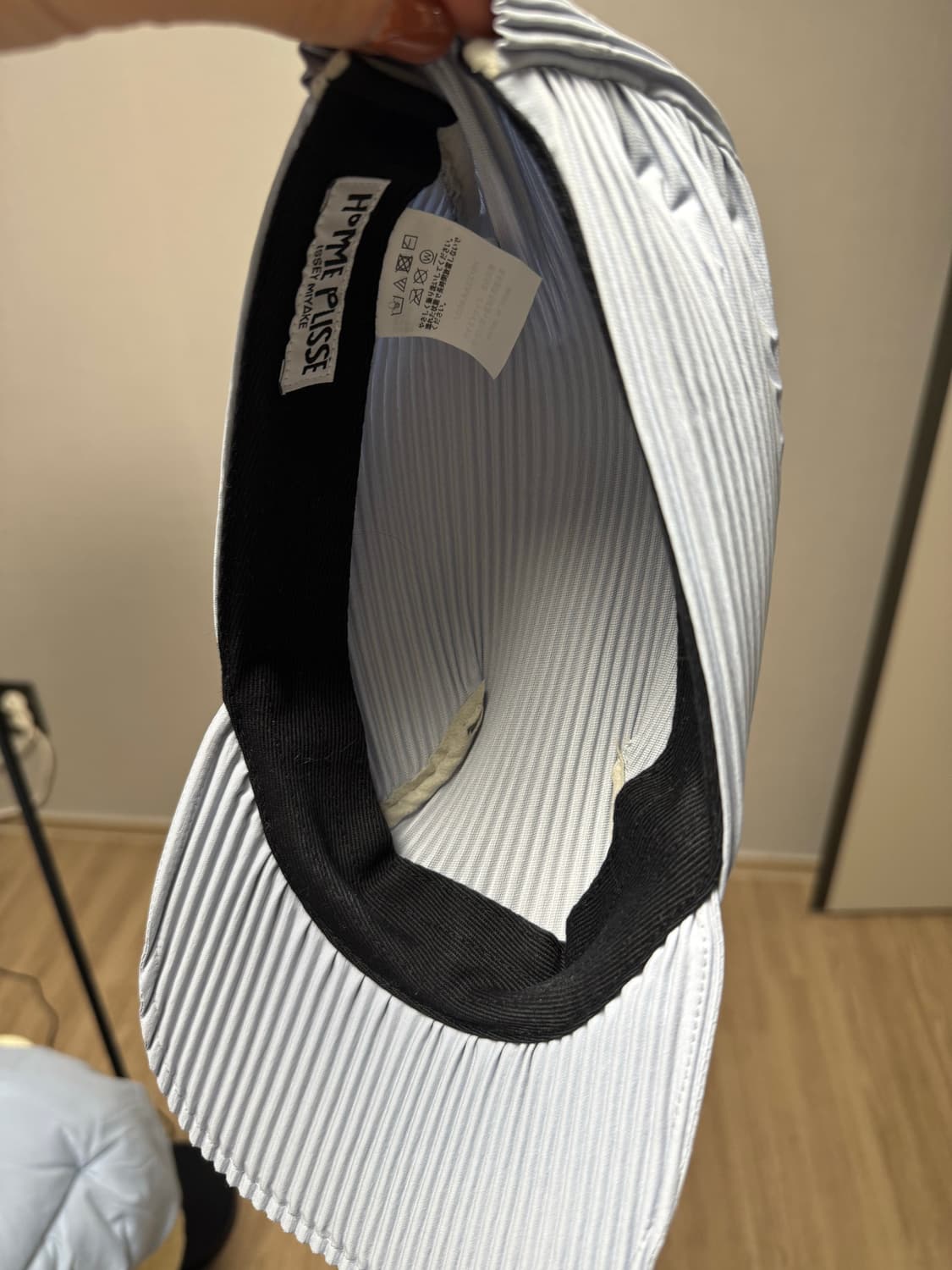 Issey Miyake 옴므플리세 플리츠모자 스카이블루 상품이미지2