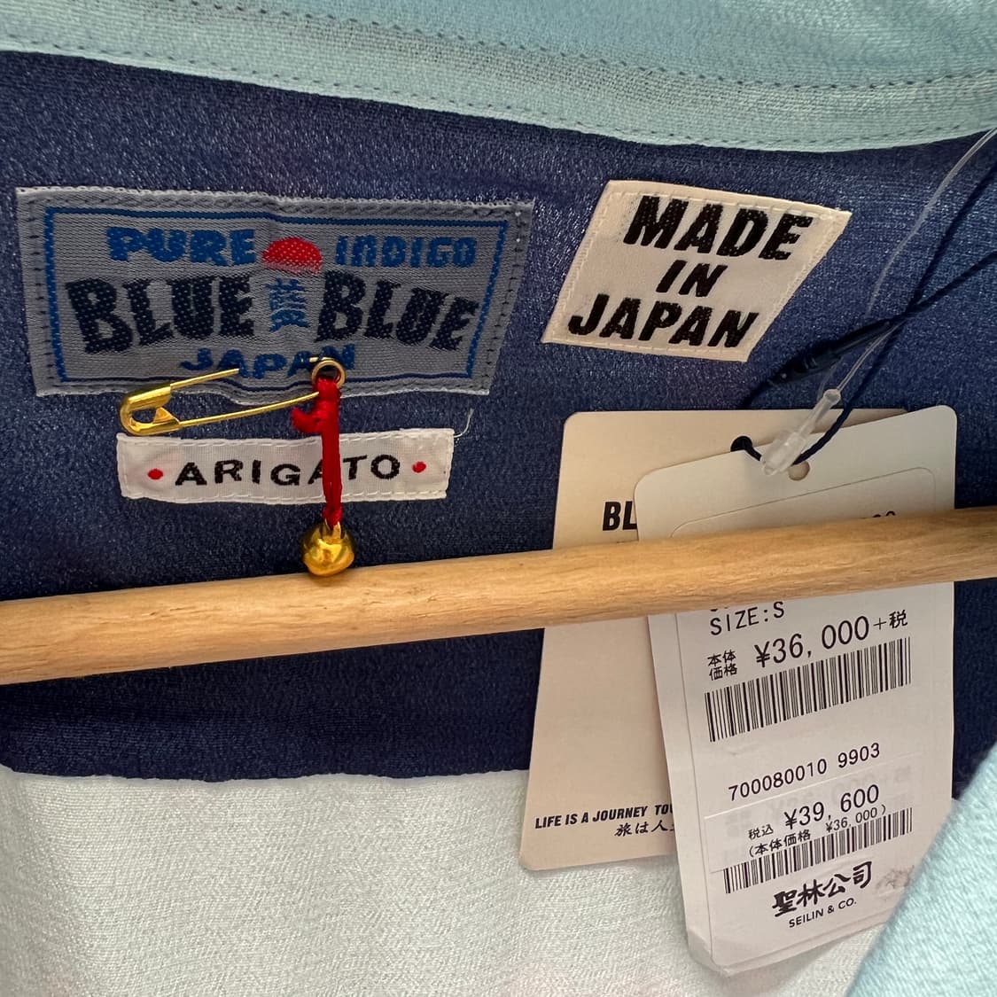 BLUE BLUE JAPAN 벛꽃 레이온 셔츠 상품이미지5