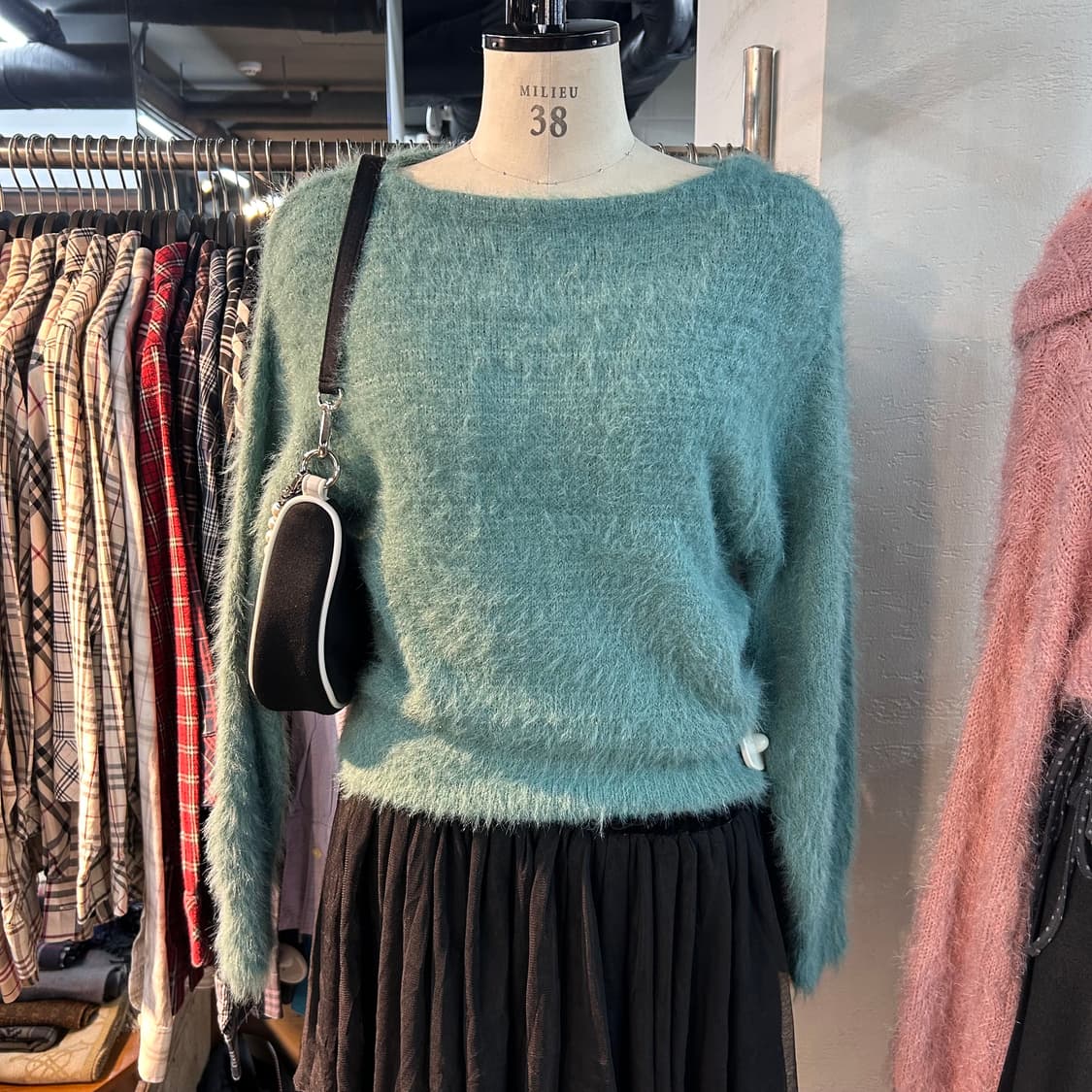 (1+1)Vintage Lovley Knit&Muffler Set 상품이미지4