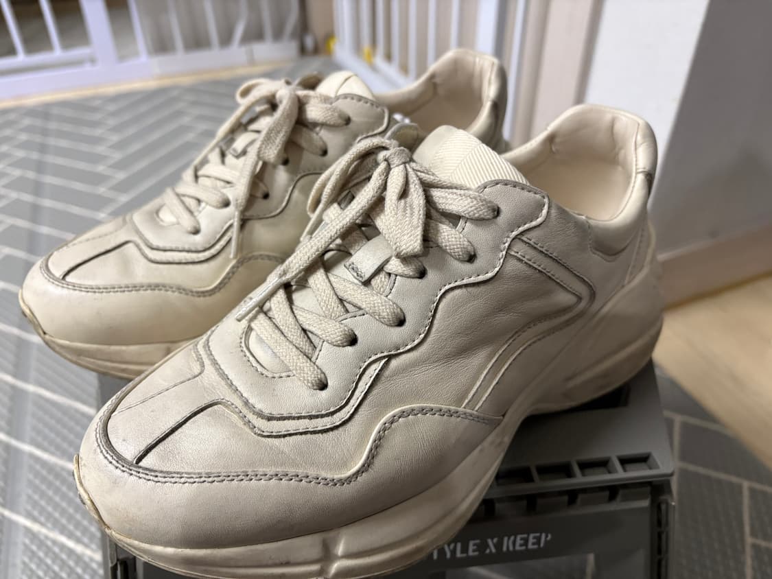 구찌 라이톤 더티 스니커즈 37.5 상품이미지2