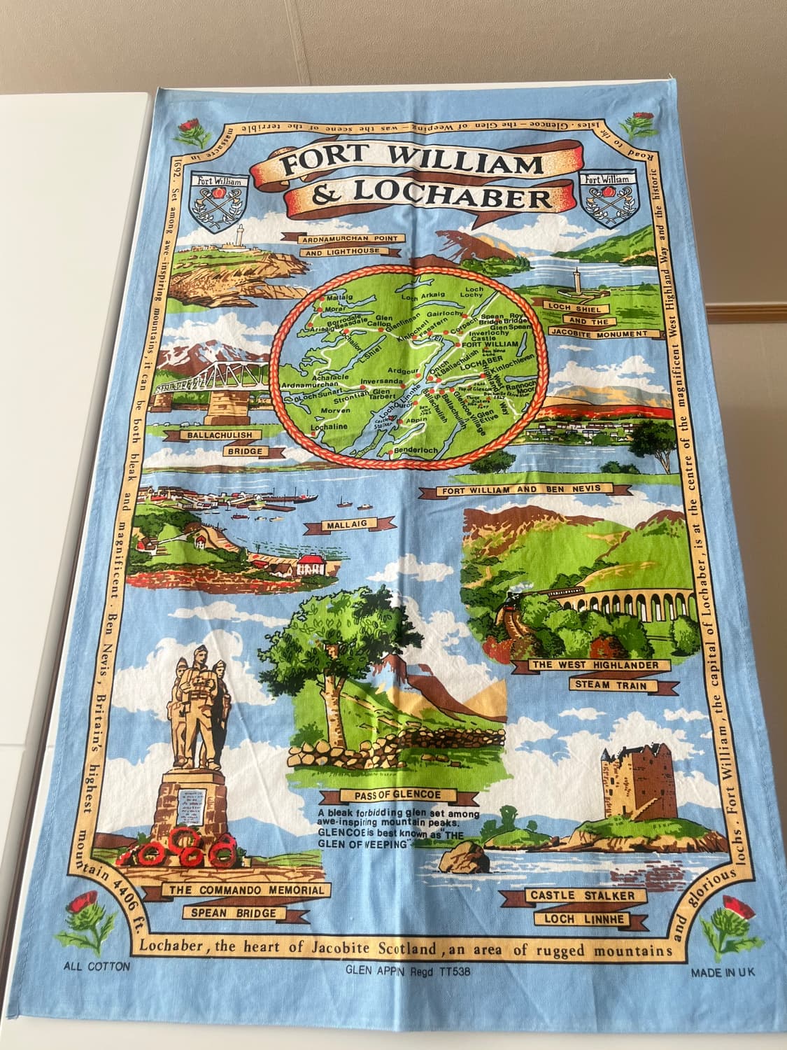 영국 페브릭 지도 상품이미지2