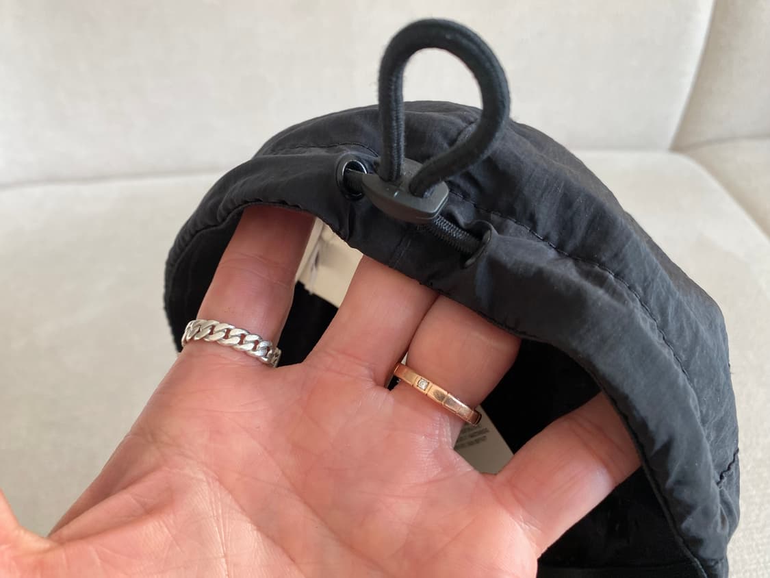 스톤아일랜드 나일론 메탈 볼캡 L사이즈 블랙 상품이미지5