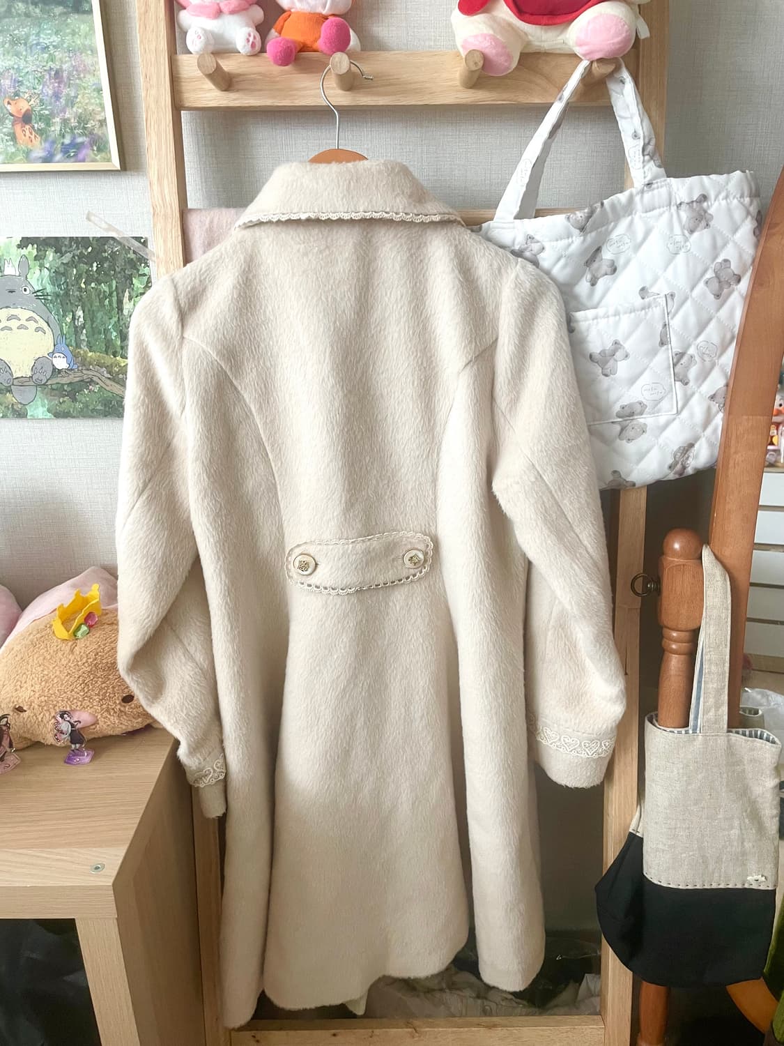 모리걸 빈티지 엑시즈팜 axes femme 러블리 아이보리 코트 🎀🤍 상품이미지2