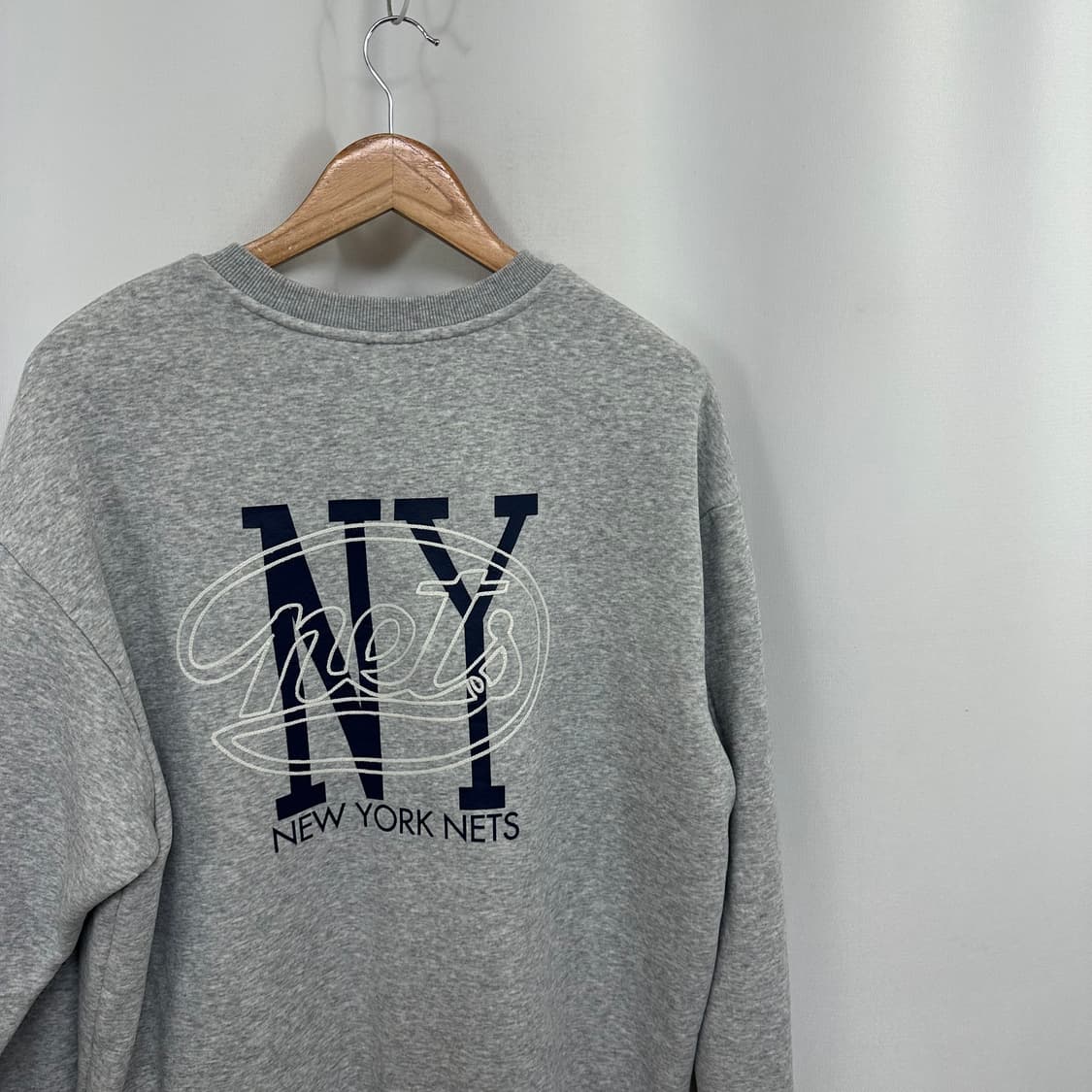 NBA 남자 기모 맨투맨 그레이 L  EJW 상품이미지10