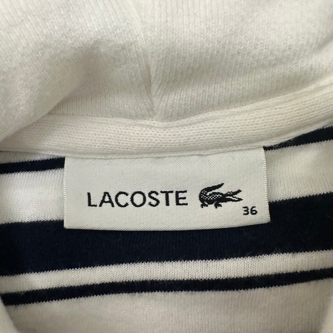 라코스테 여성 후드집업 화이트 95(M) 상품이미지4