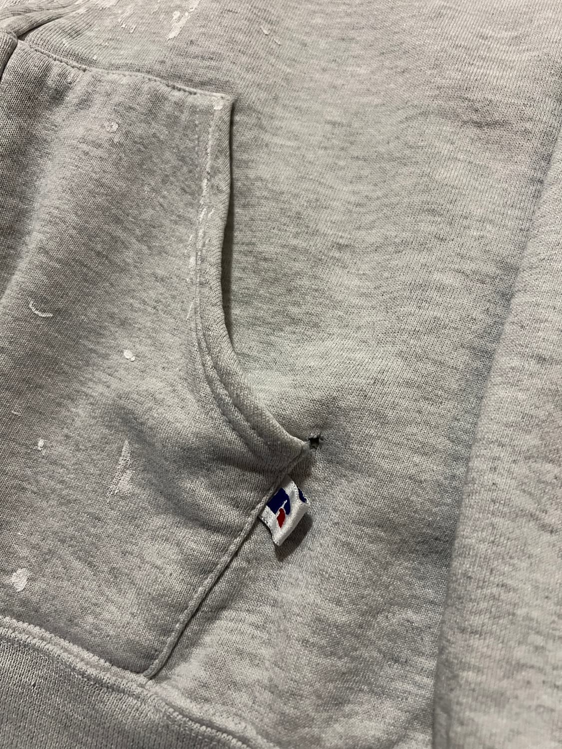 90s U.S.A 러셀 빈티지 후드집업 그레이 XXL 상품이미지5