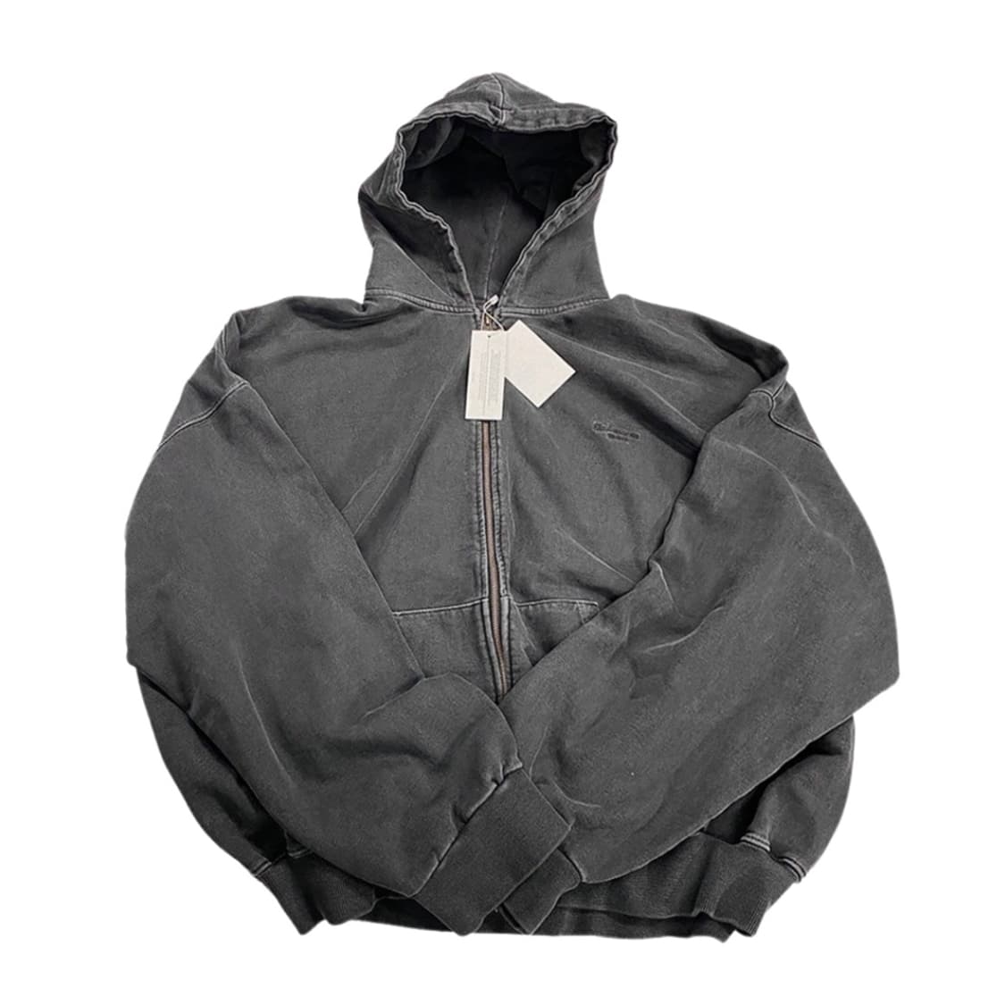 언더마이카 퍼킹 로고 플레이 오바사이즈드 후드집업 상품이미지1