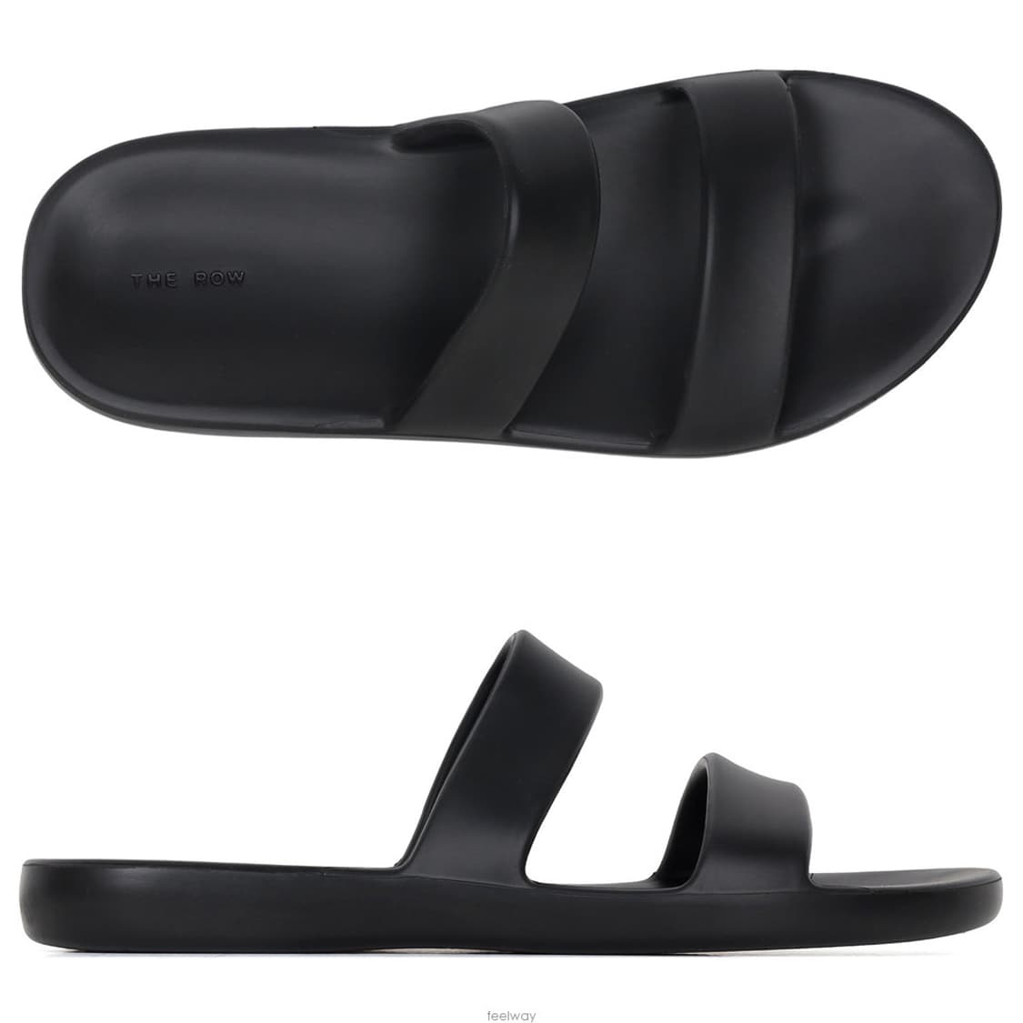 더로우 블랙 폼 러버 슬라이드 샌들 F1609RC3 BLK 상품이미지1