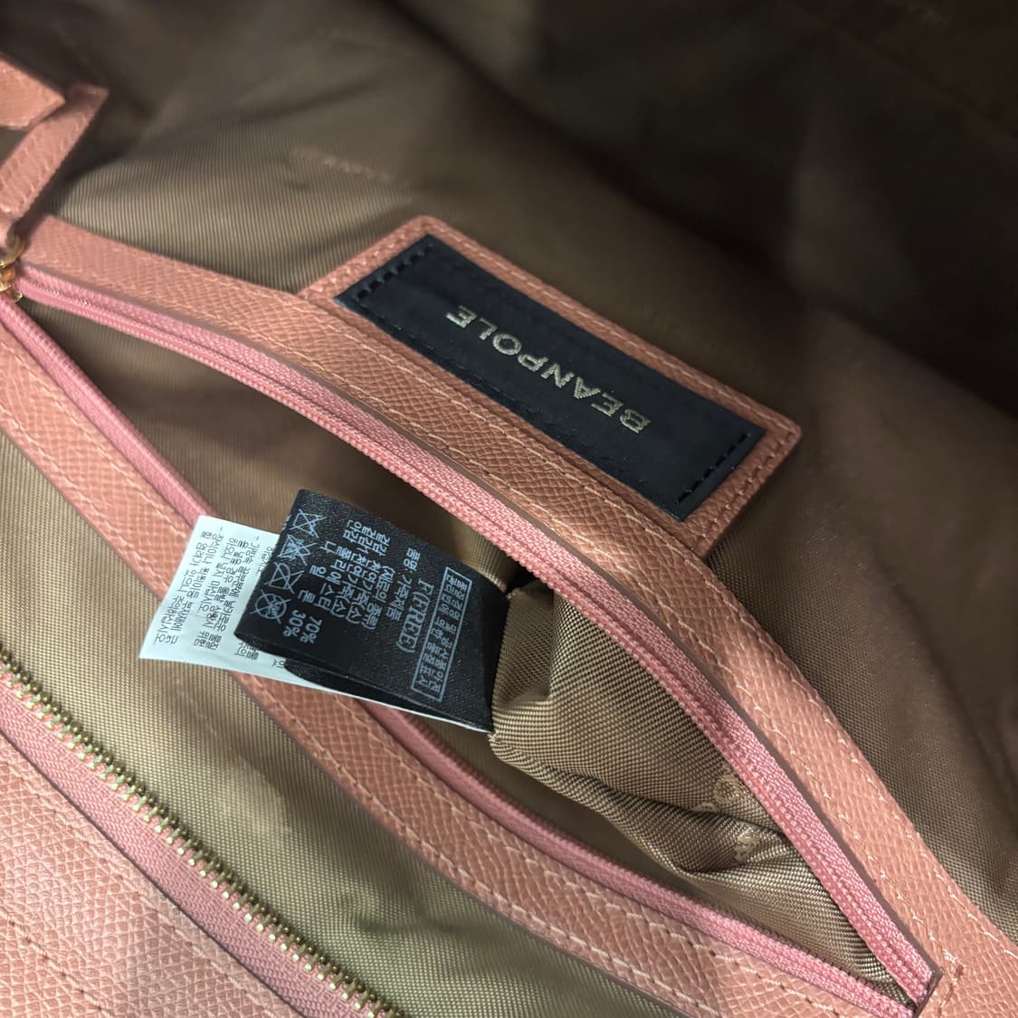 정품 빈폴 가죽 숄더백     상품이미지7