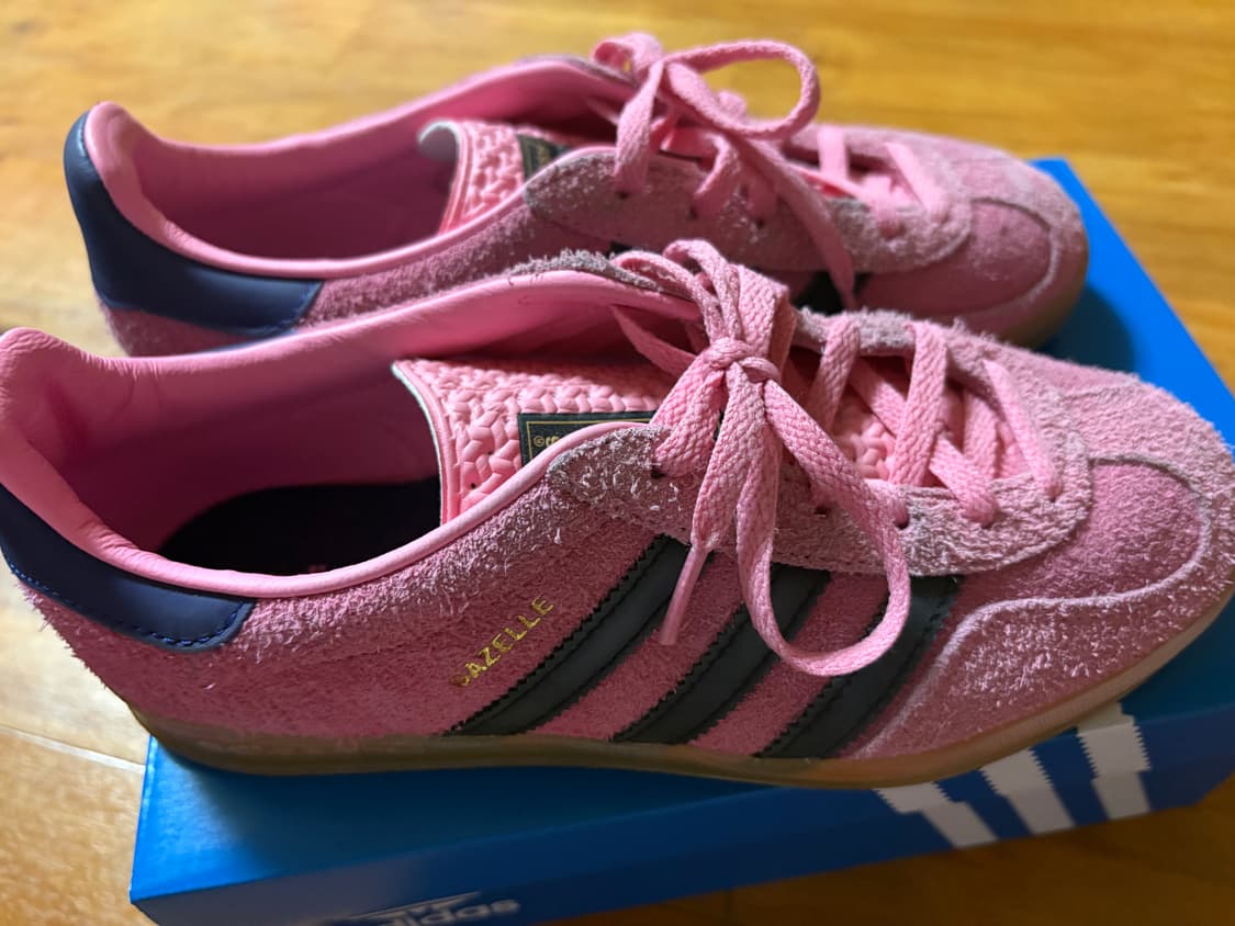 아디다스 가젤 인도어 핑크 스니커즈 상품이미지2