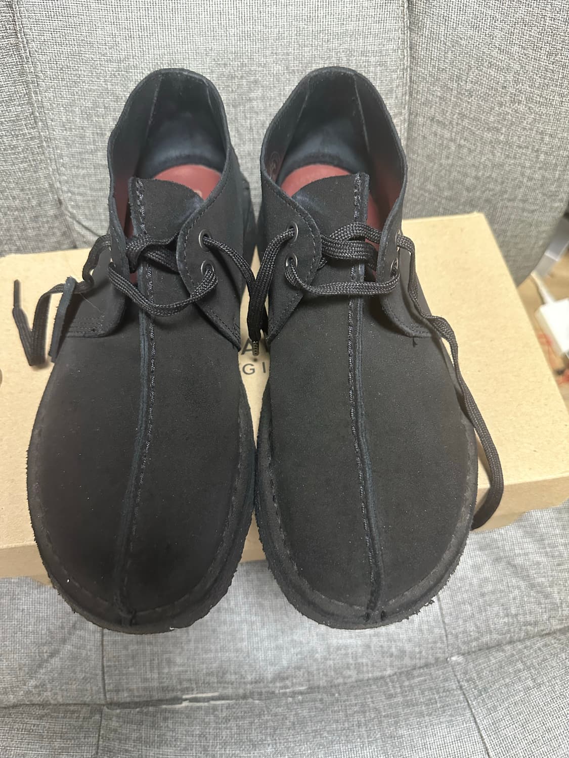 클락스 데저트트랙 블랙 uk9 상품이미지1