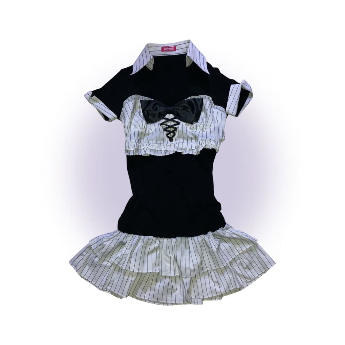 Ma*rs 마즈 빅 리본 메이드 셋업 갸루 히메오네 핀터깔 헤이세이 일브 상품이미지2