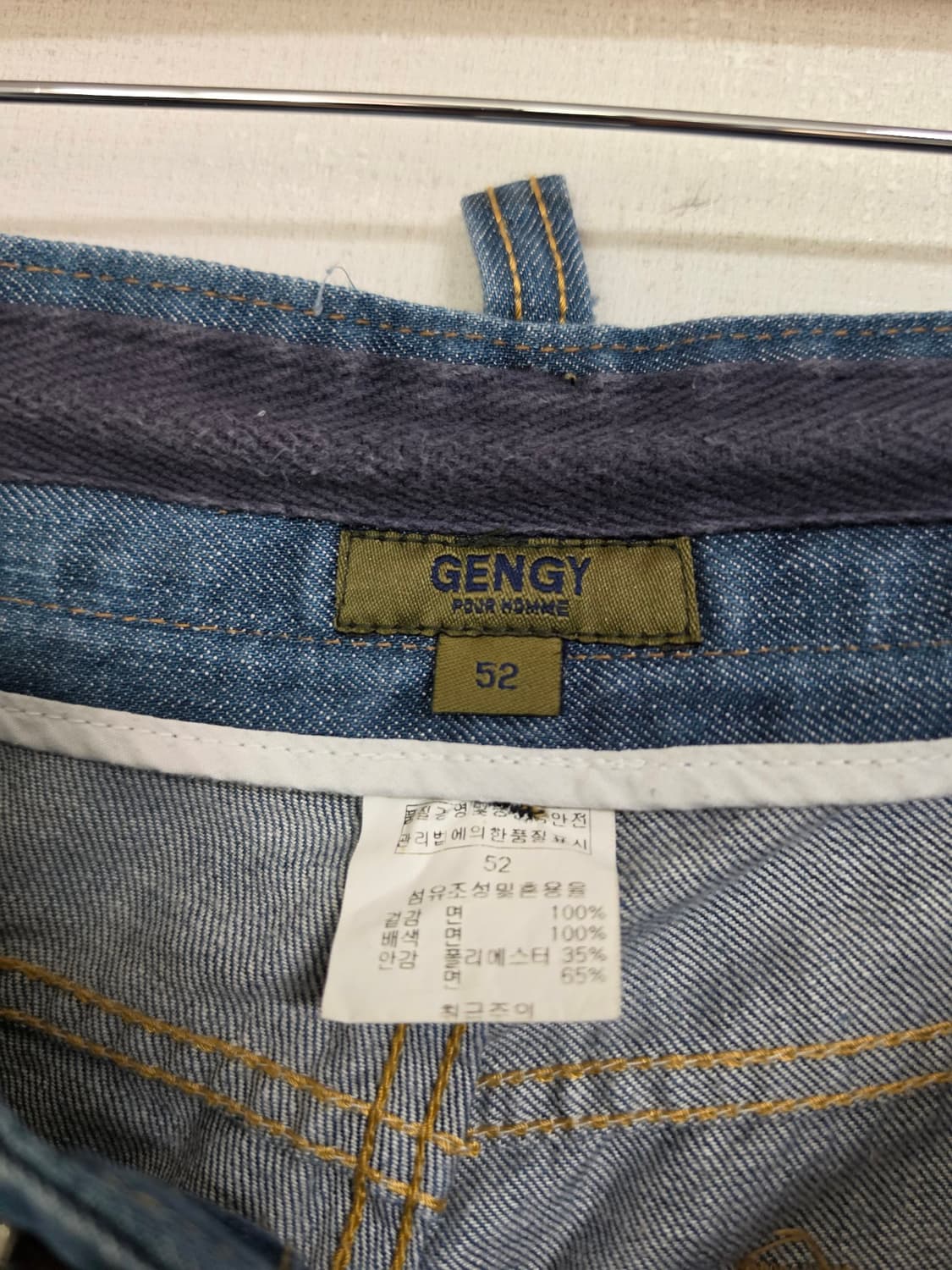 GENGY HOMME 빈티지 데님 숏팬츠 52 상품이미지4