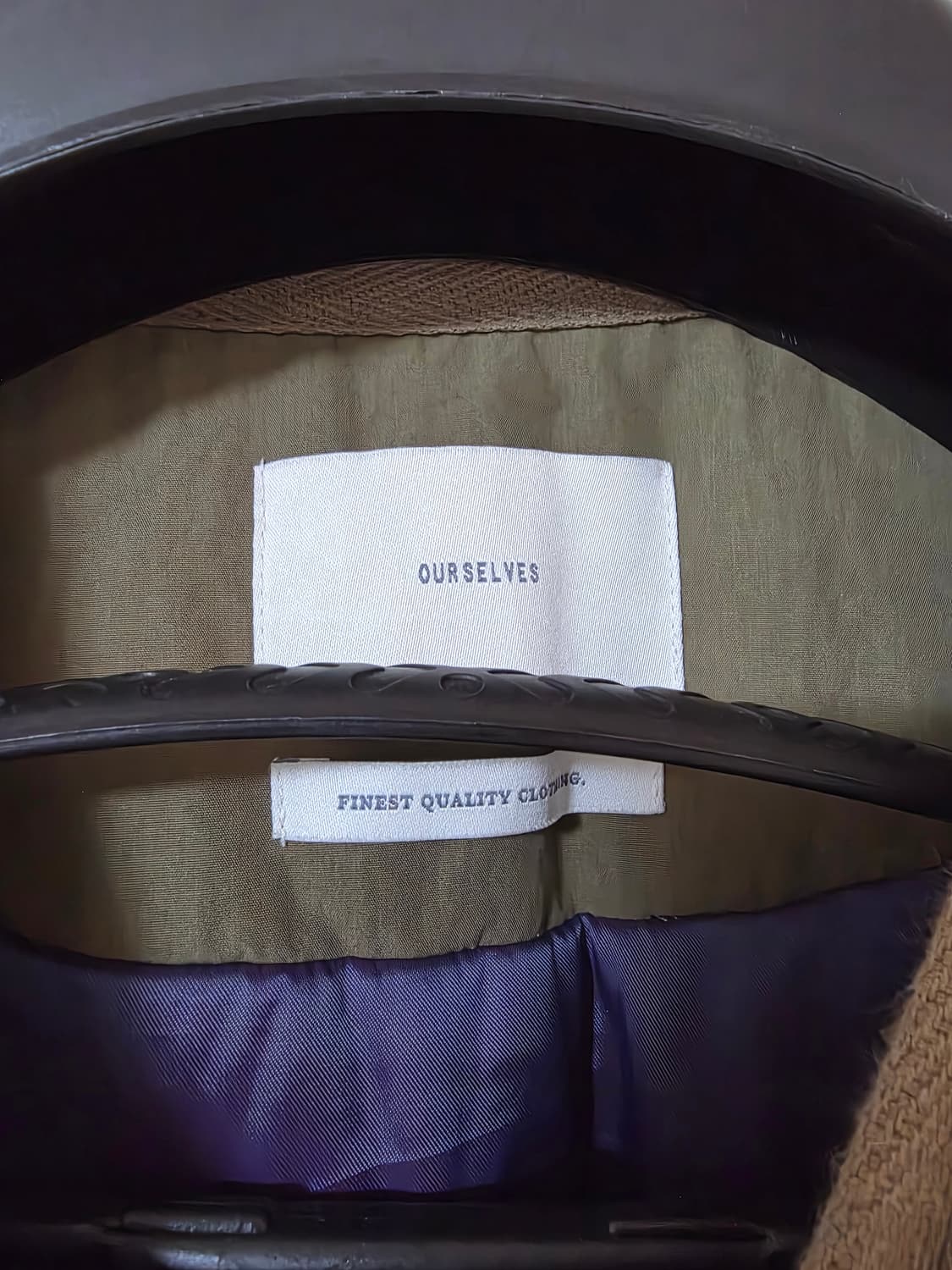 24FW 아워셀브스 워시드 밀 라이너 올리브 3사이즈 상품이미지2