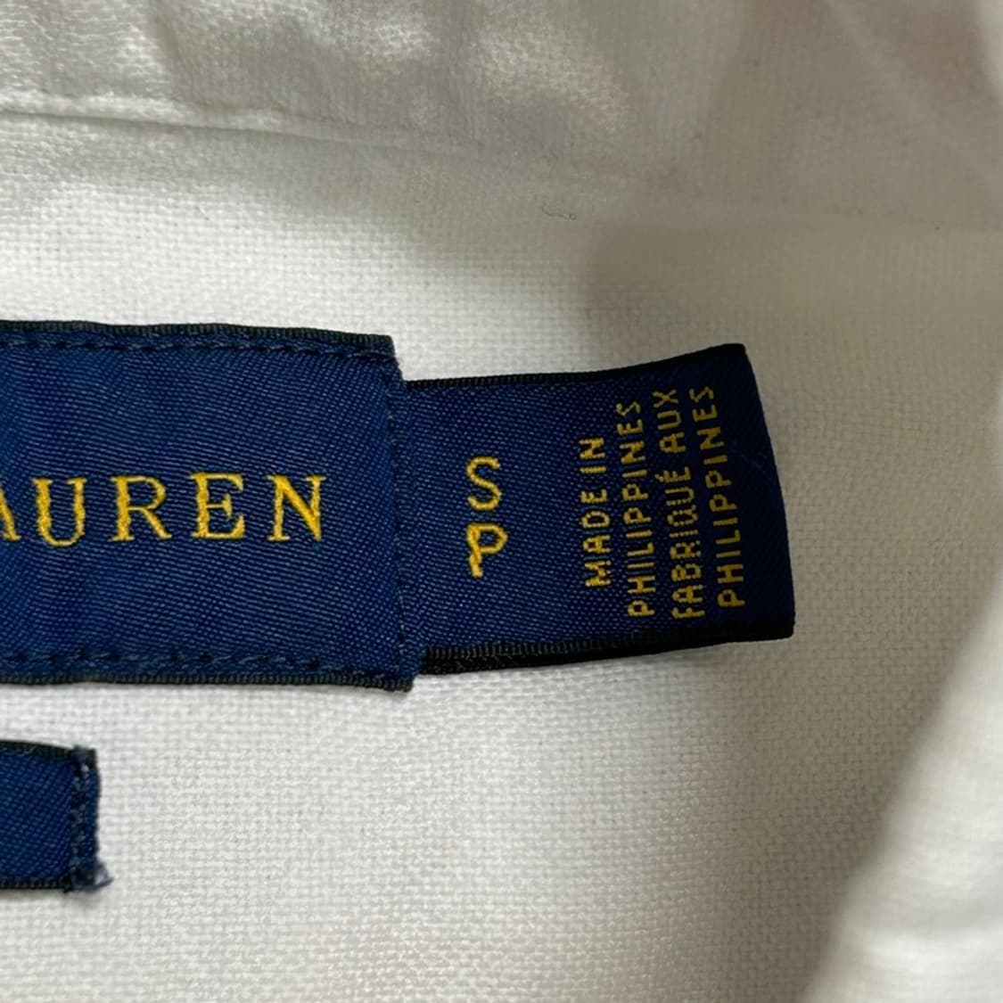 RALPH LAUREN 화이트 셔츠 S 상품이미지8