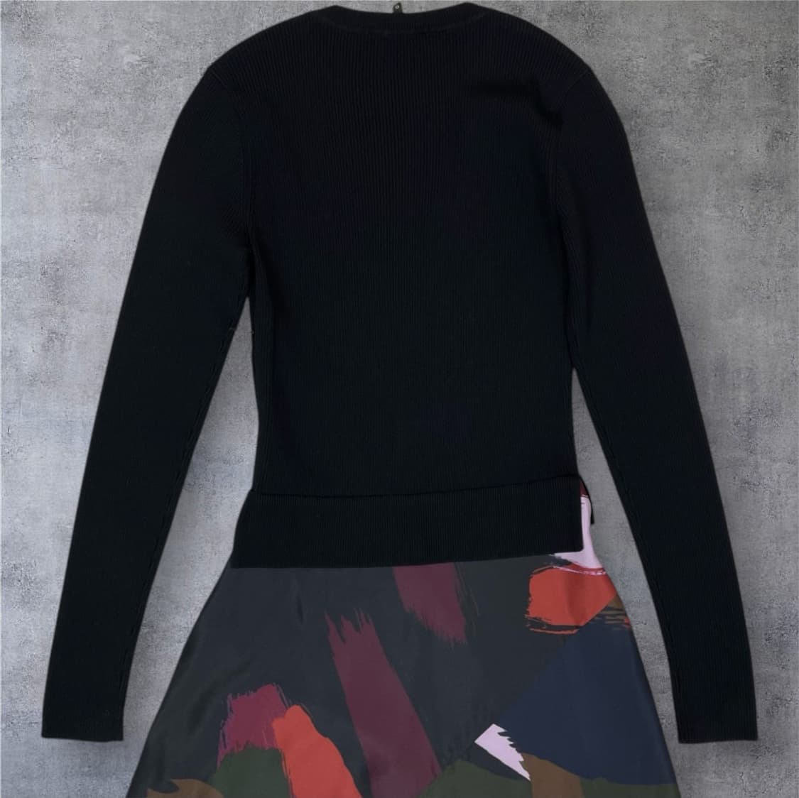 테드베이커 Ted Baker 블랙 골지탑 아트프린트 롱 원피스 0 상품이미지8