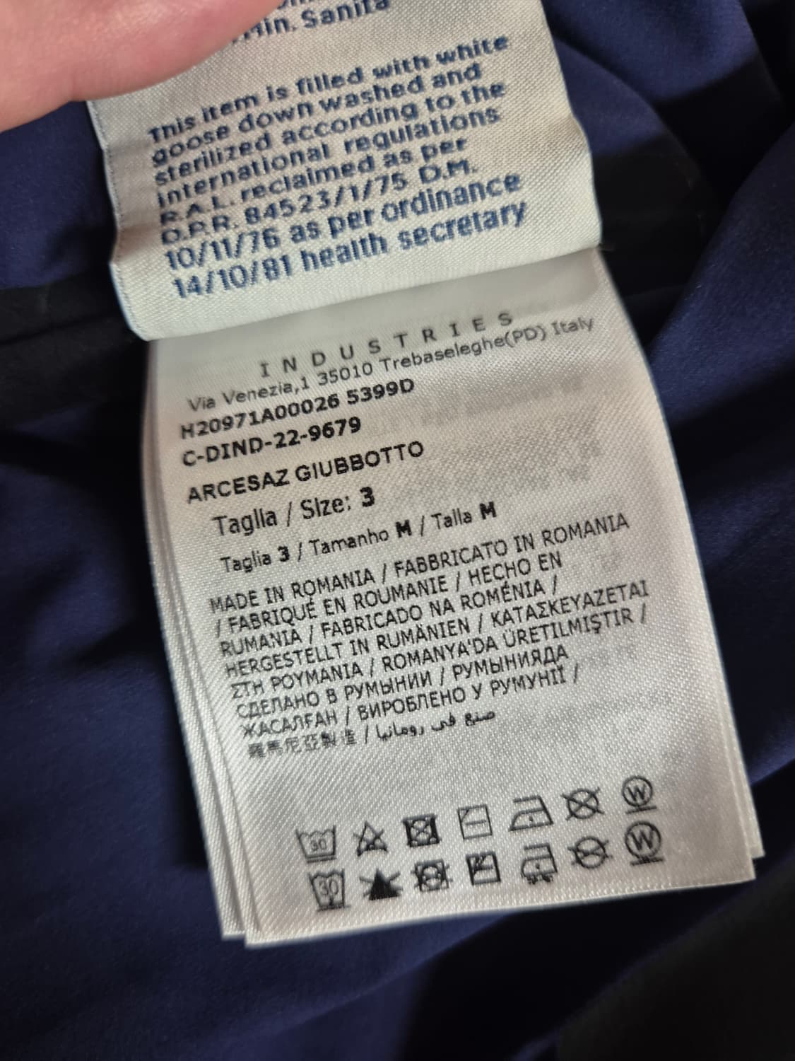 몽클레어 아르세사즈 숏 패딩 3사이즈 상품이미지6