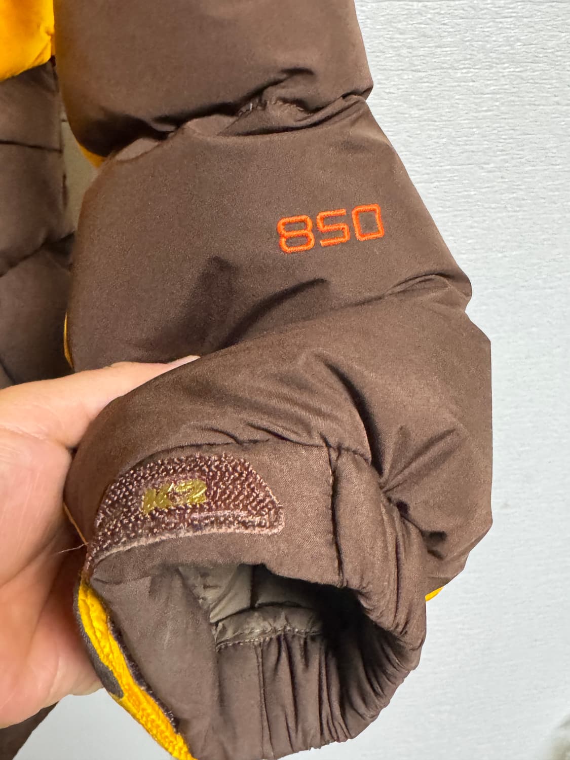 K2 마조람 구스다운 패딩 옐로우 105 상품이미지10