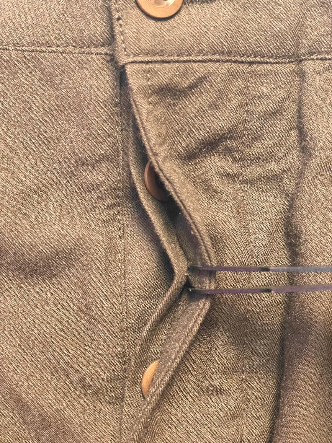 마가렛 호웰 브라운 미디스커트 상품이미지4