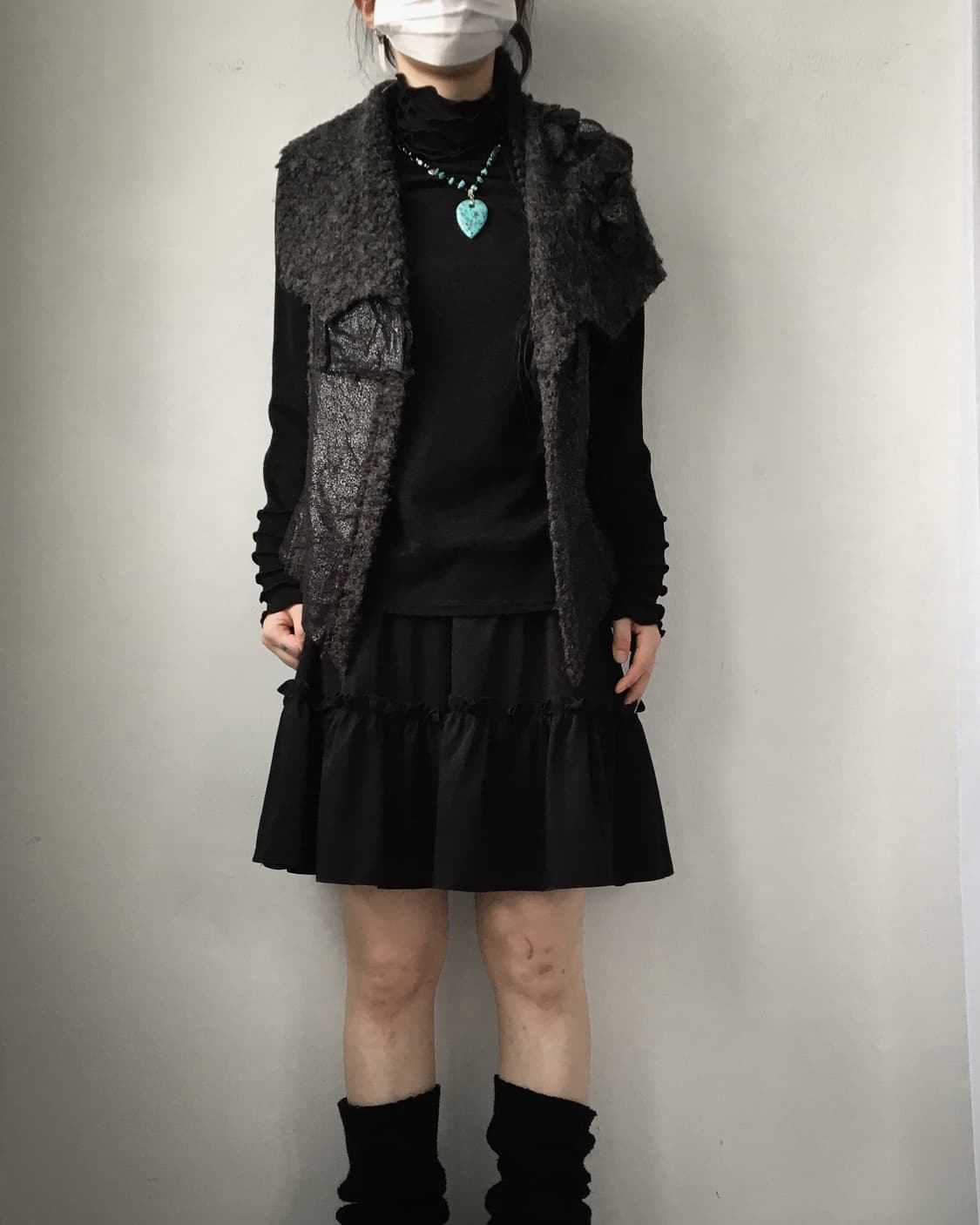 Corsage point drape point vest 상품이미지8
