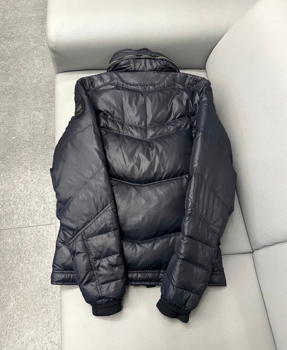 Diesel 디젤 로고 나일론 다운 패딩 상품이미지2