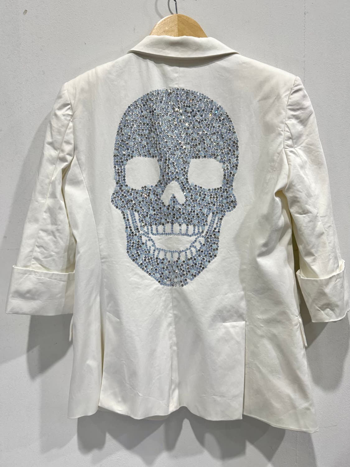 필립플레인 화이트 해골 자켓 M 정품 상품이미지1