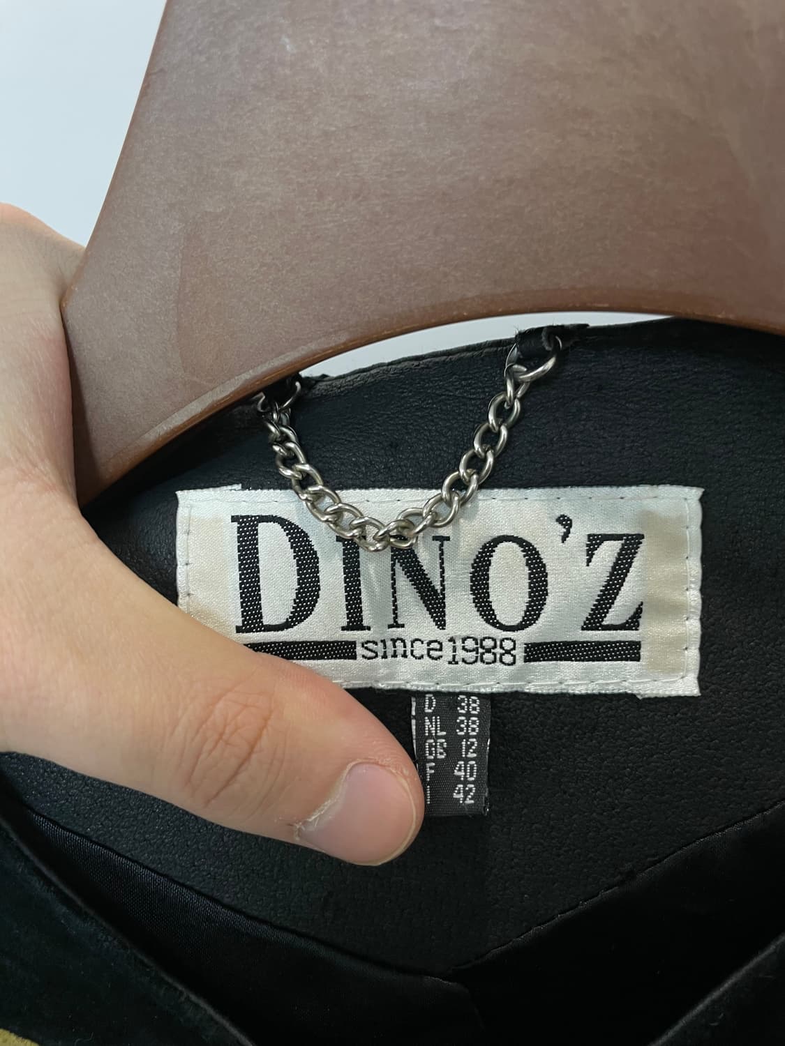 (38) Dino'z 빈티지 패치워크 레더 자켓 상품이미지5