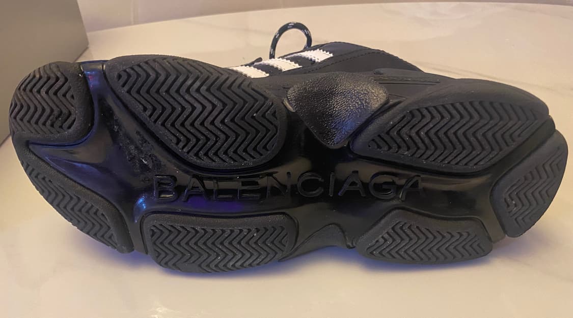[정품] 발렌시아가X아디다스 신형 트리플S 스니커즈 블랙 265 풀구성품 상품이미지7