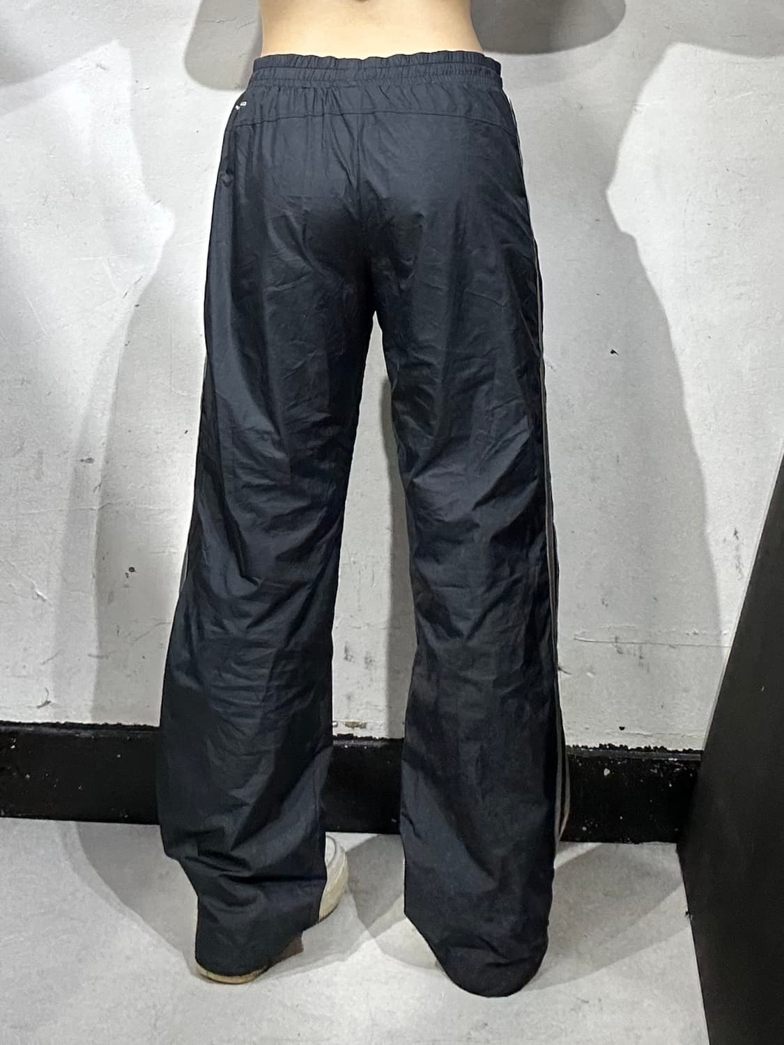 아디다스 차콜 와이드 삼선 트랙 팬츠 추리닝 바지 M 상품이미지3