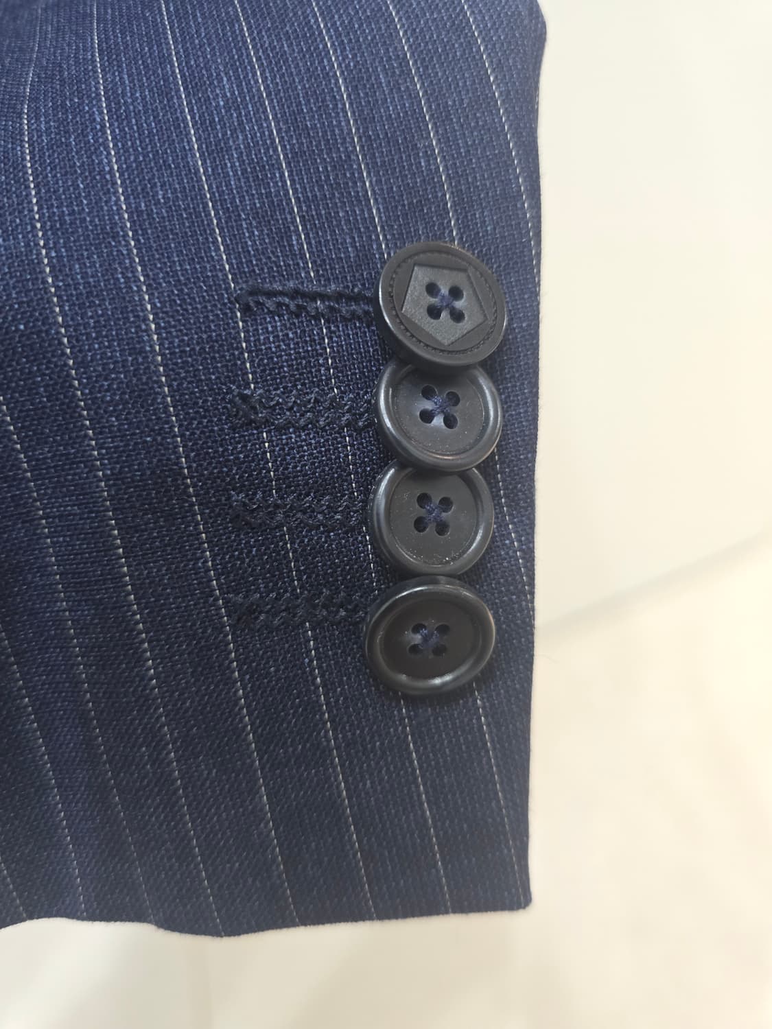 Z 제냐 네이비 스트라이프 블레이저 상품이미지2