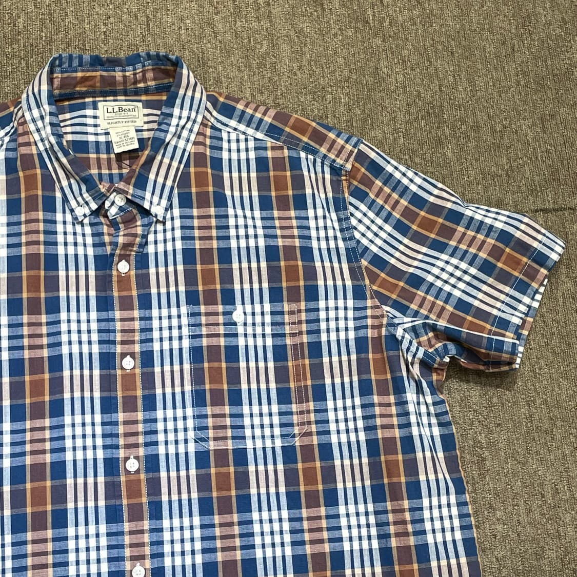  (XL) L.L.Bean 엘엘빈 체크 포켓 셔츠    상품이미지3