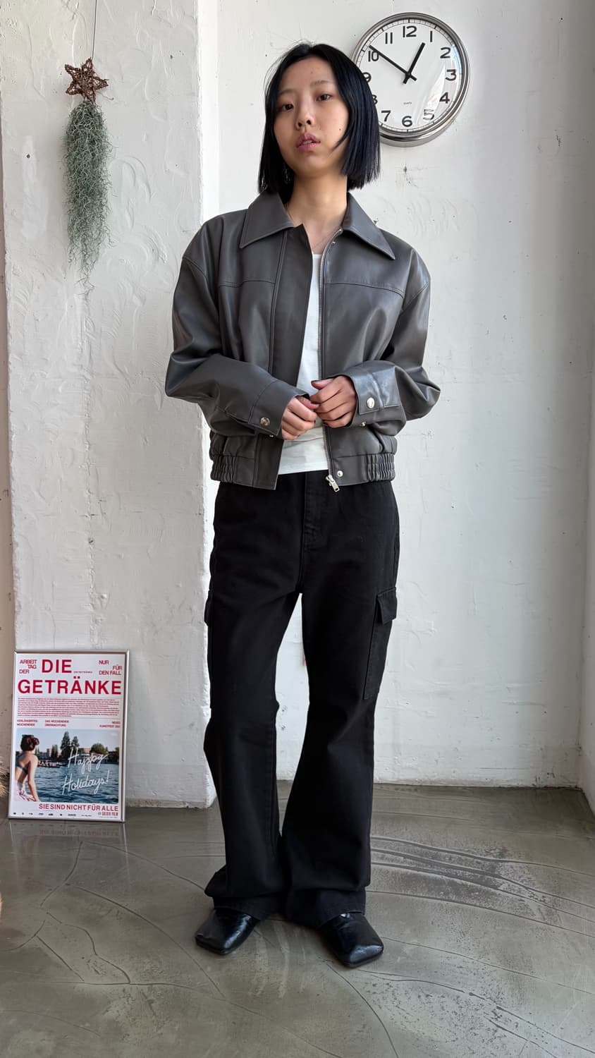 The Frankie Shop vegan leather jacket 상품이미지7