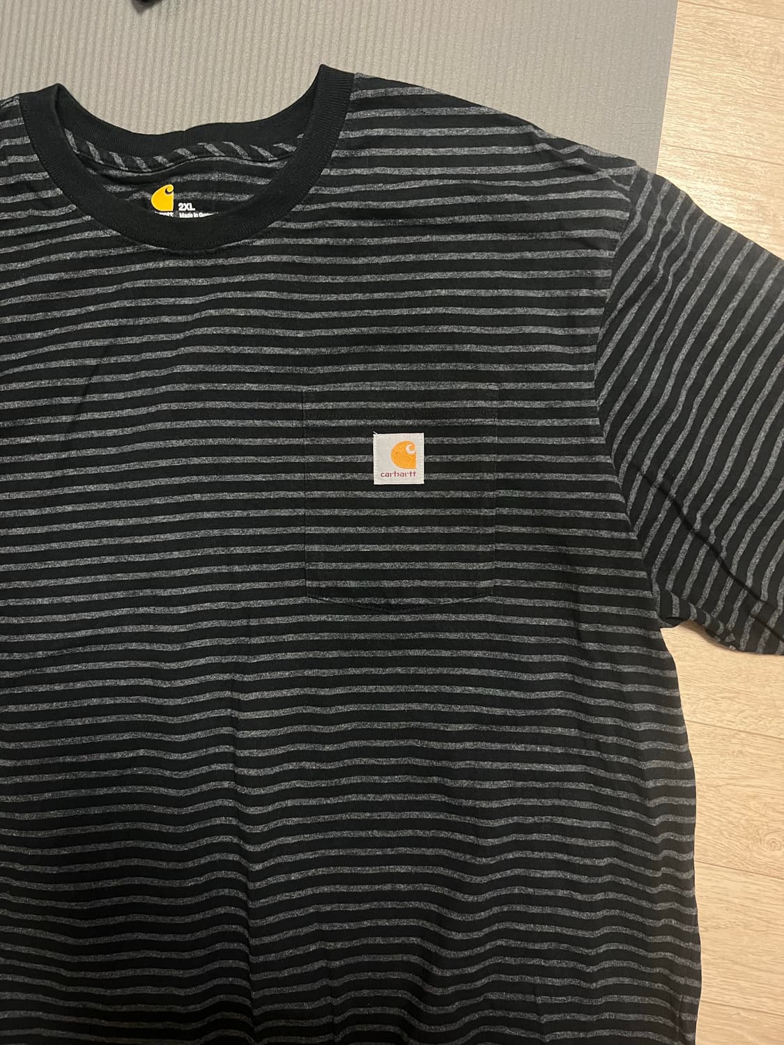 [2XL] 칼하트 스트라이프 반팔티 상품이미지1