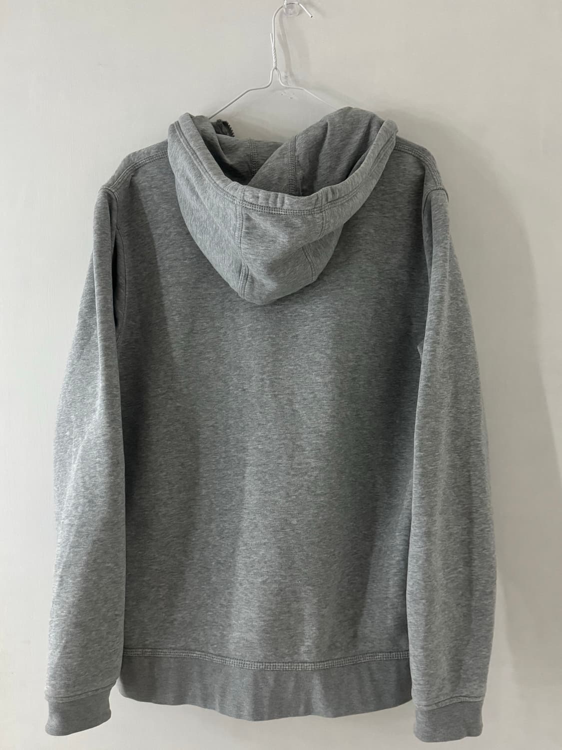 나이키 스우시 로고 그레이 후드집업 상품이미지5