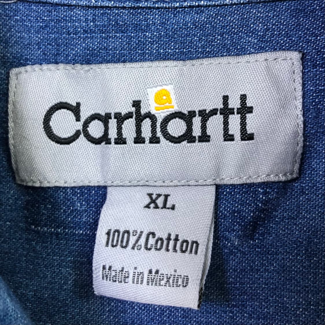 XL 칼하트 데님 셔츠 상품이미지3