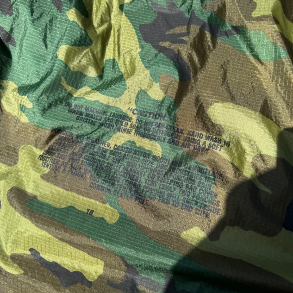 US Army 미군 우드랜드 레인기어 판초 우의 상품이미지6