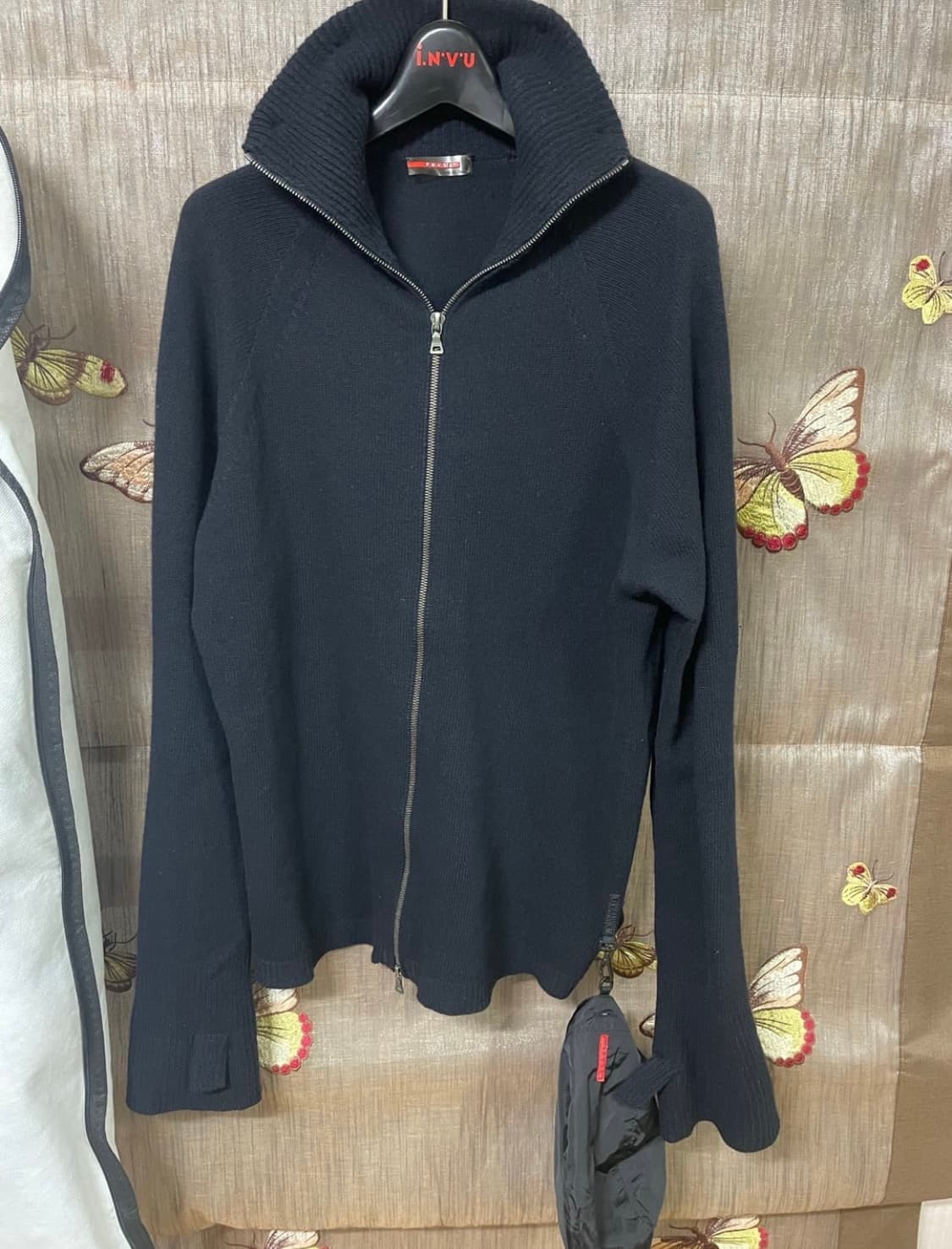 00‘s 프라다 스포츠 투웨이 니트 후드 집업 상품이미지3