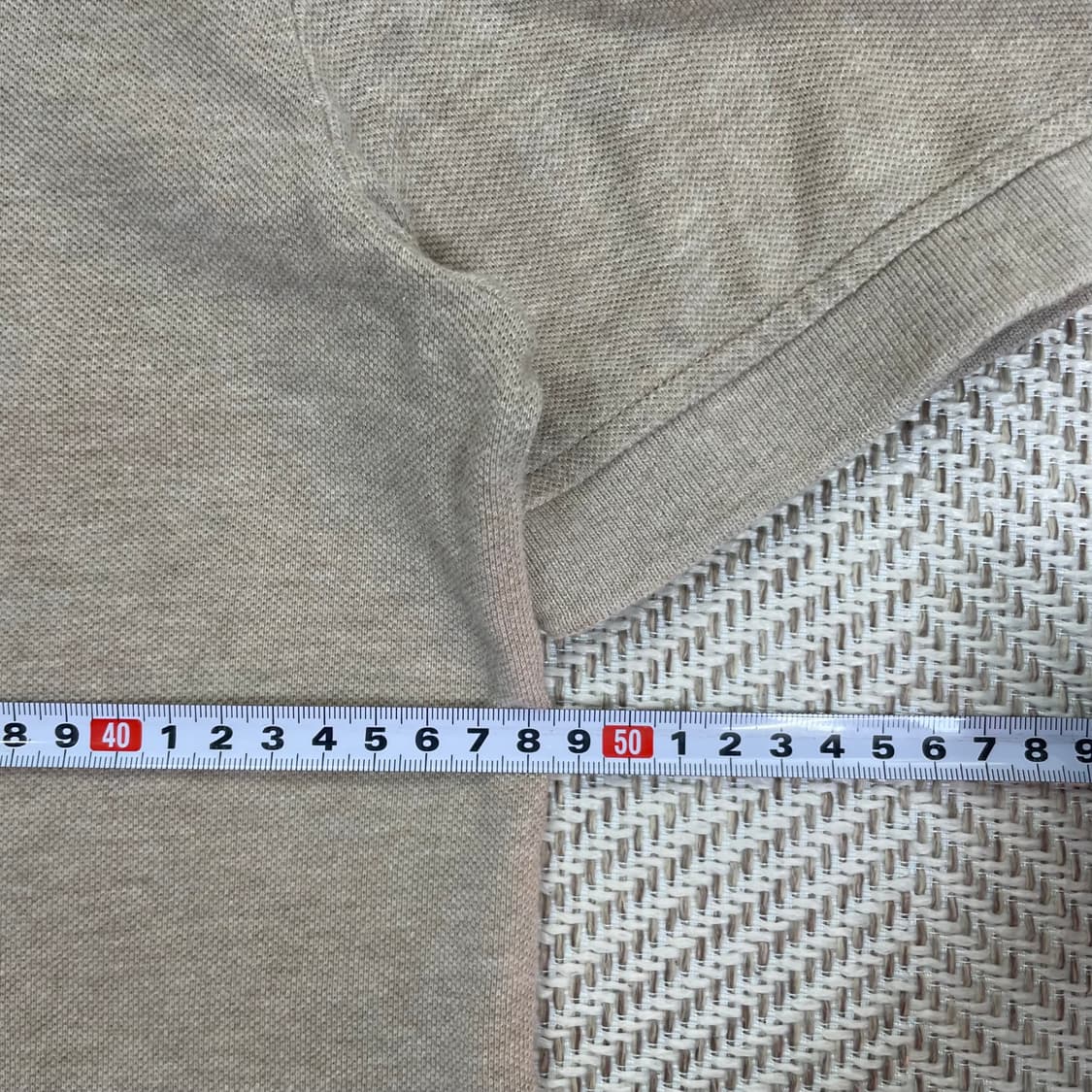 타미힐피거 베이지색 반팔 카라티 M 상품이미지6