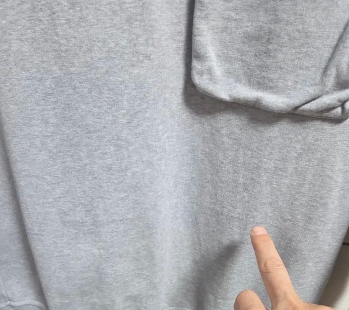 [M]스톤아일랜드 포켓 그레이 맨투맨 상품이미지7