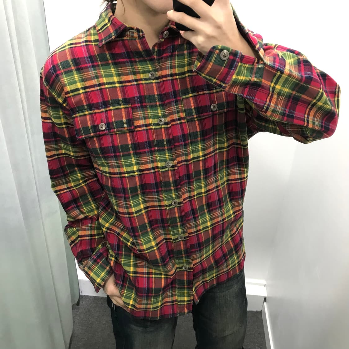 폴로 체크 포켓 셔츠 상품이미지2