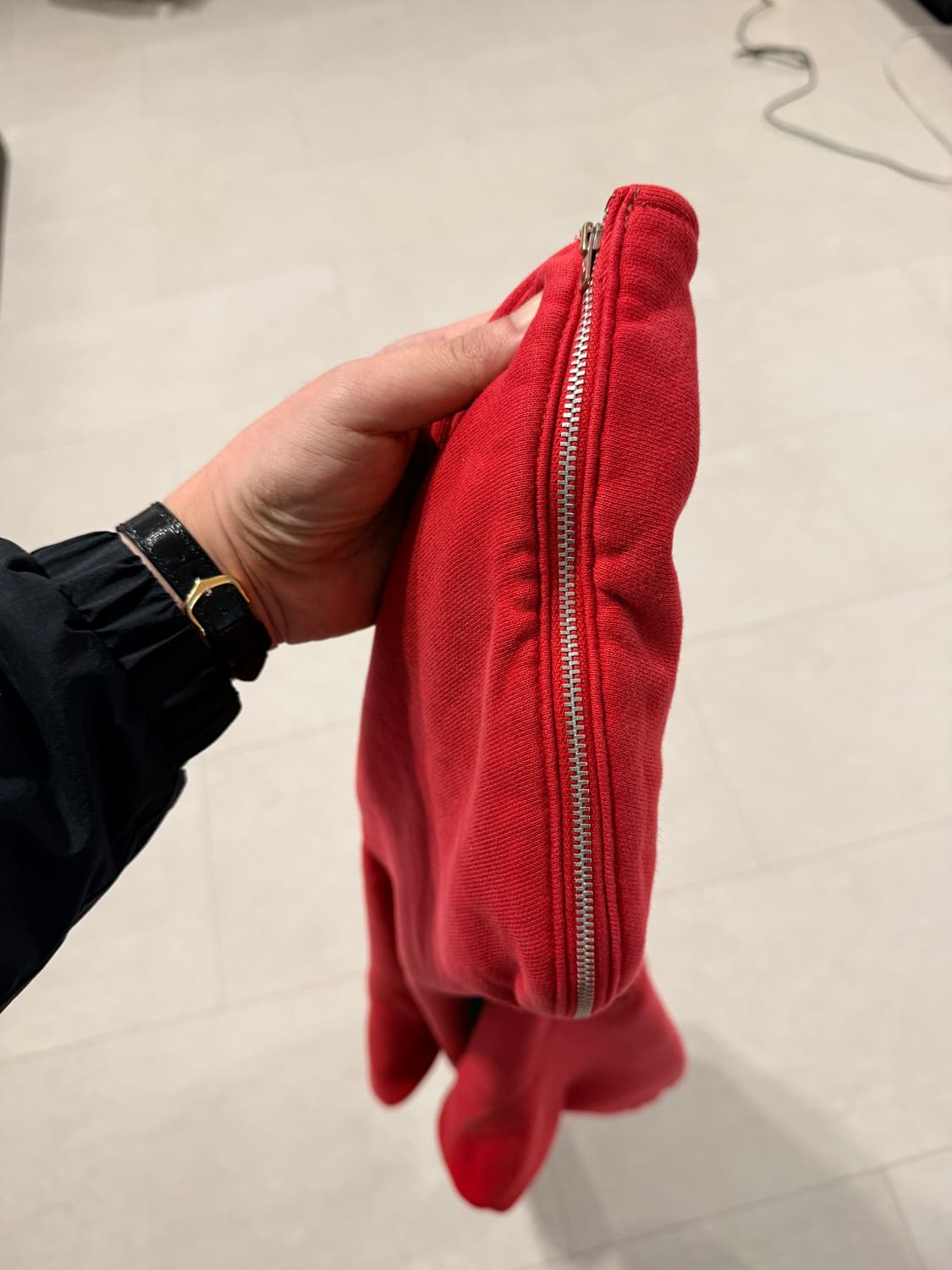 3) 아프레쎄 26SS 세일러 후드 레드 상품이미지5